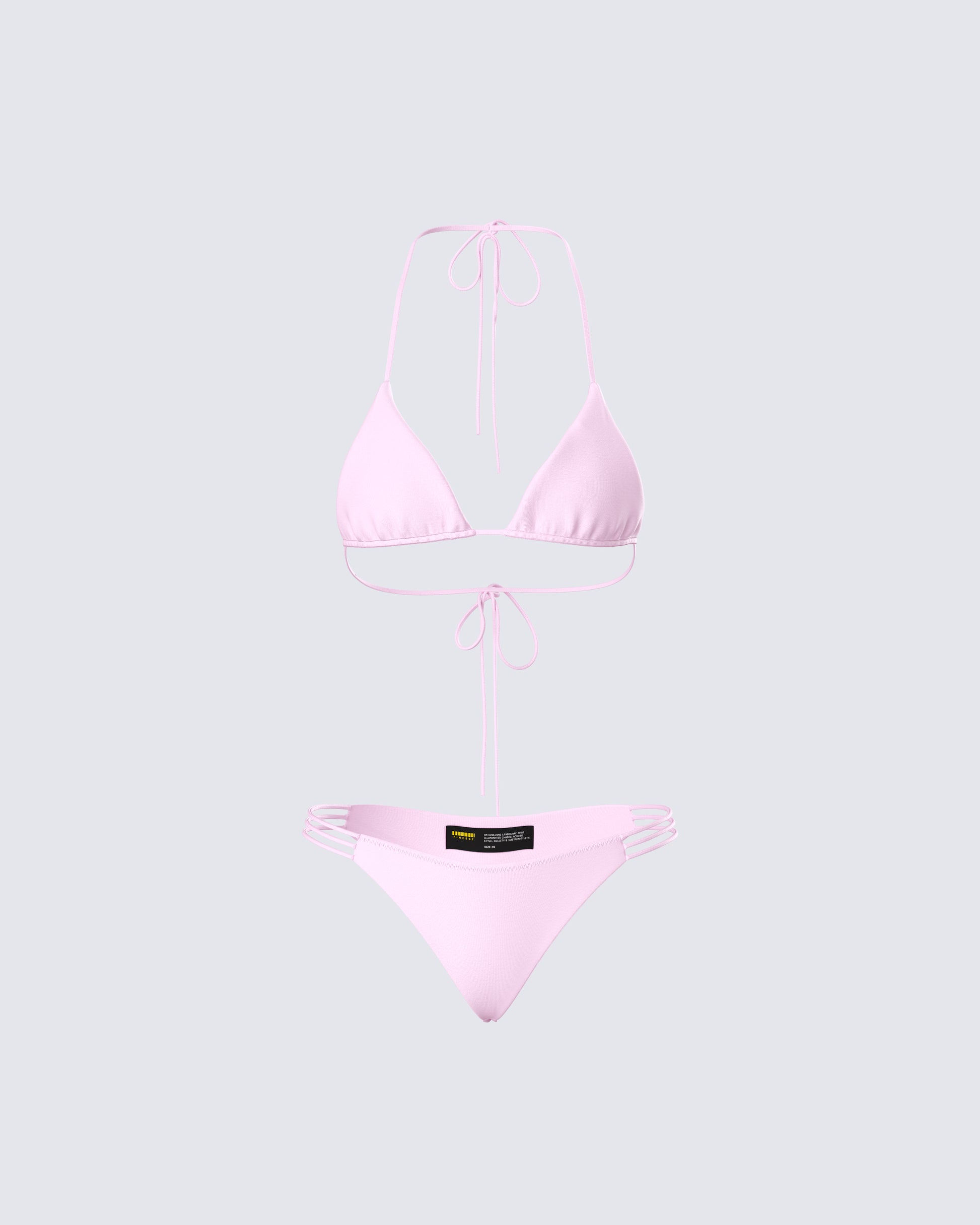 Halsey Pink Bikini Set product front