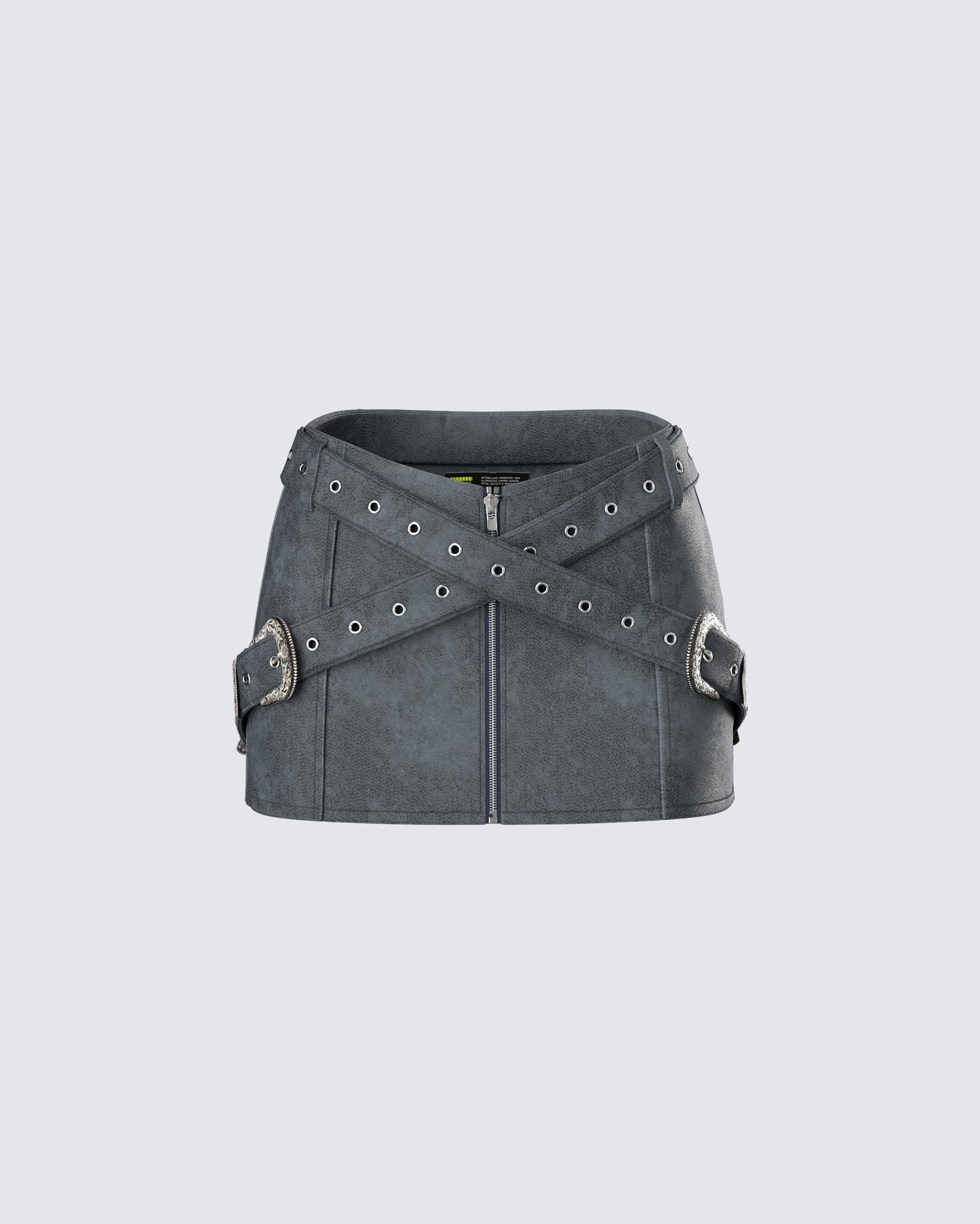 Eirene Vegan Leather Mini Skirt product front
