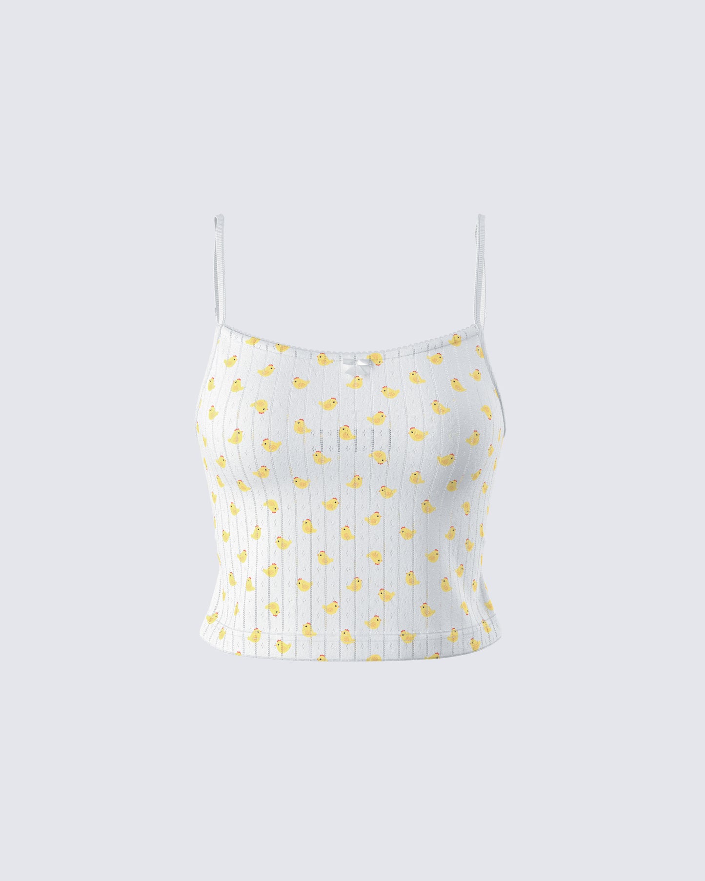 Jordana Ivory Duck Print Camisole Top product front