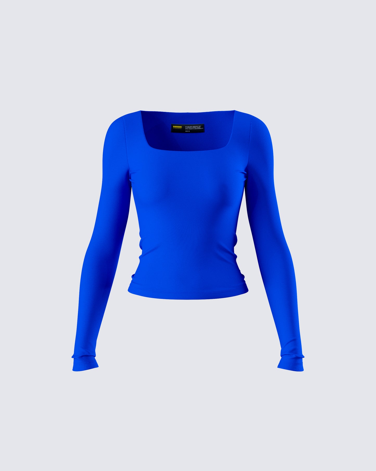 Brynee Blue Long Sleeve Top product front