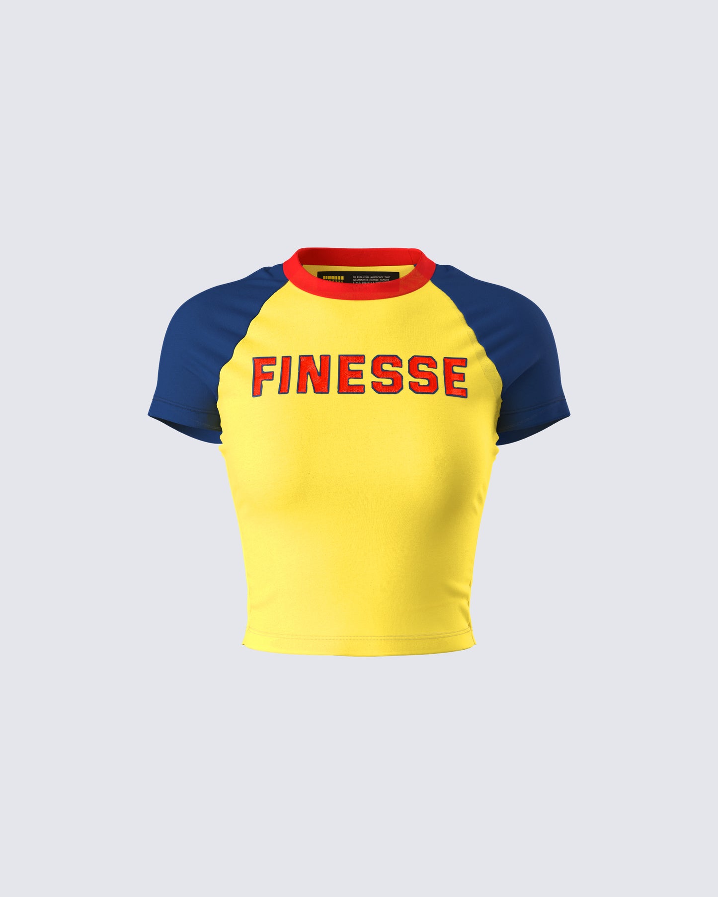 Amber Yellow Jersey Graphic Top product front