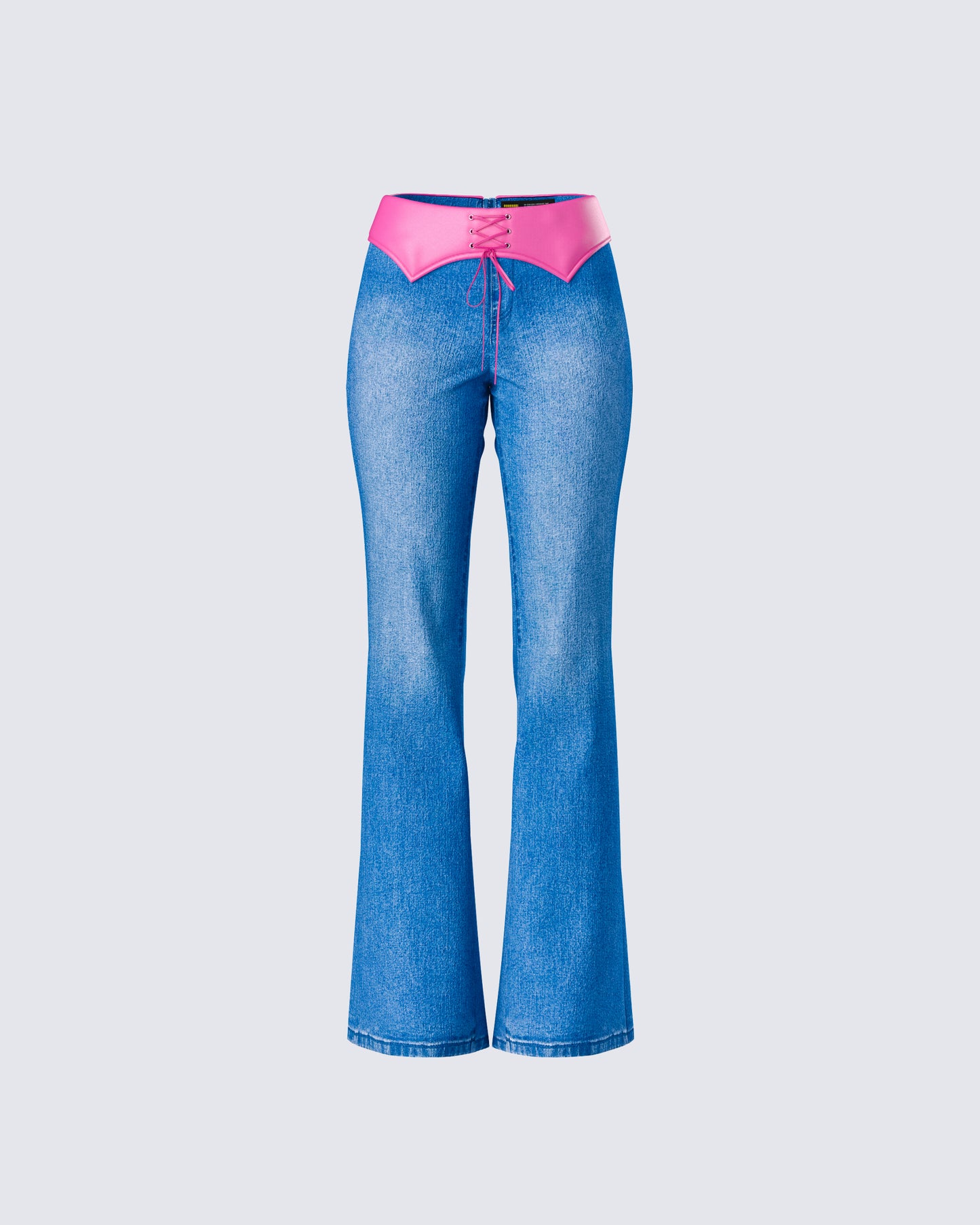 Hara Blue Low Rise Foldover Jean product front