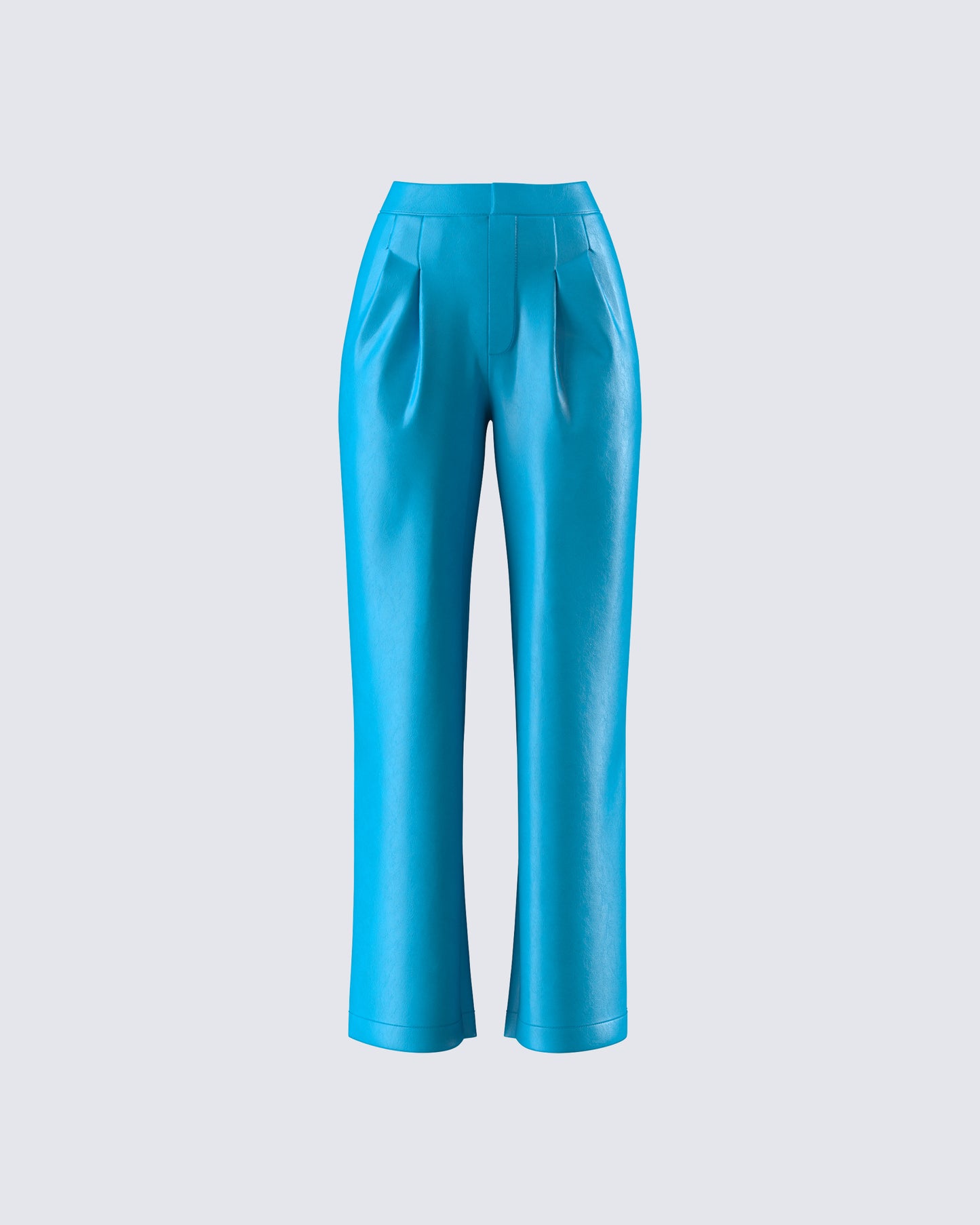Maz Turquoise Vegan Leather Pant product front