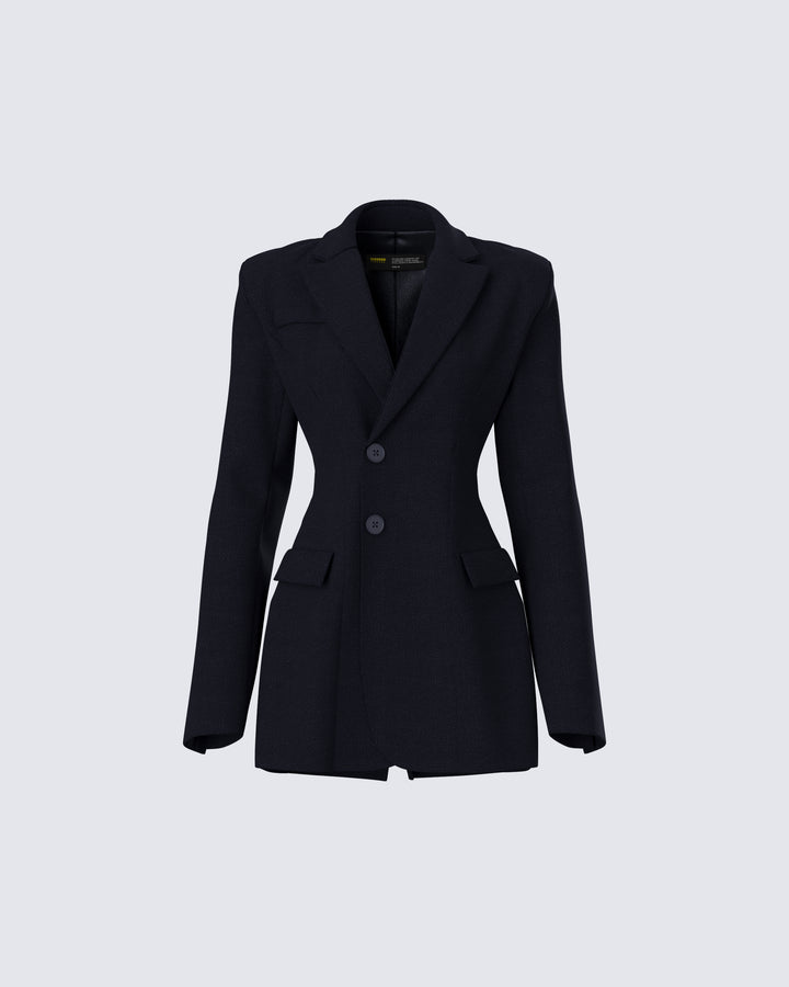 Zila Black Suiting Hourglass Blazer product front