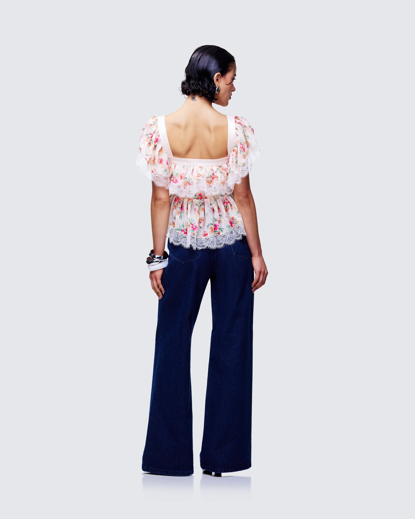 Women's cotton matching set alternate angle β FINESSE