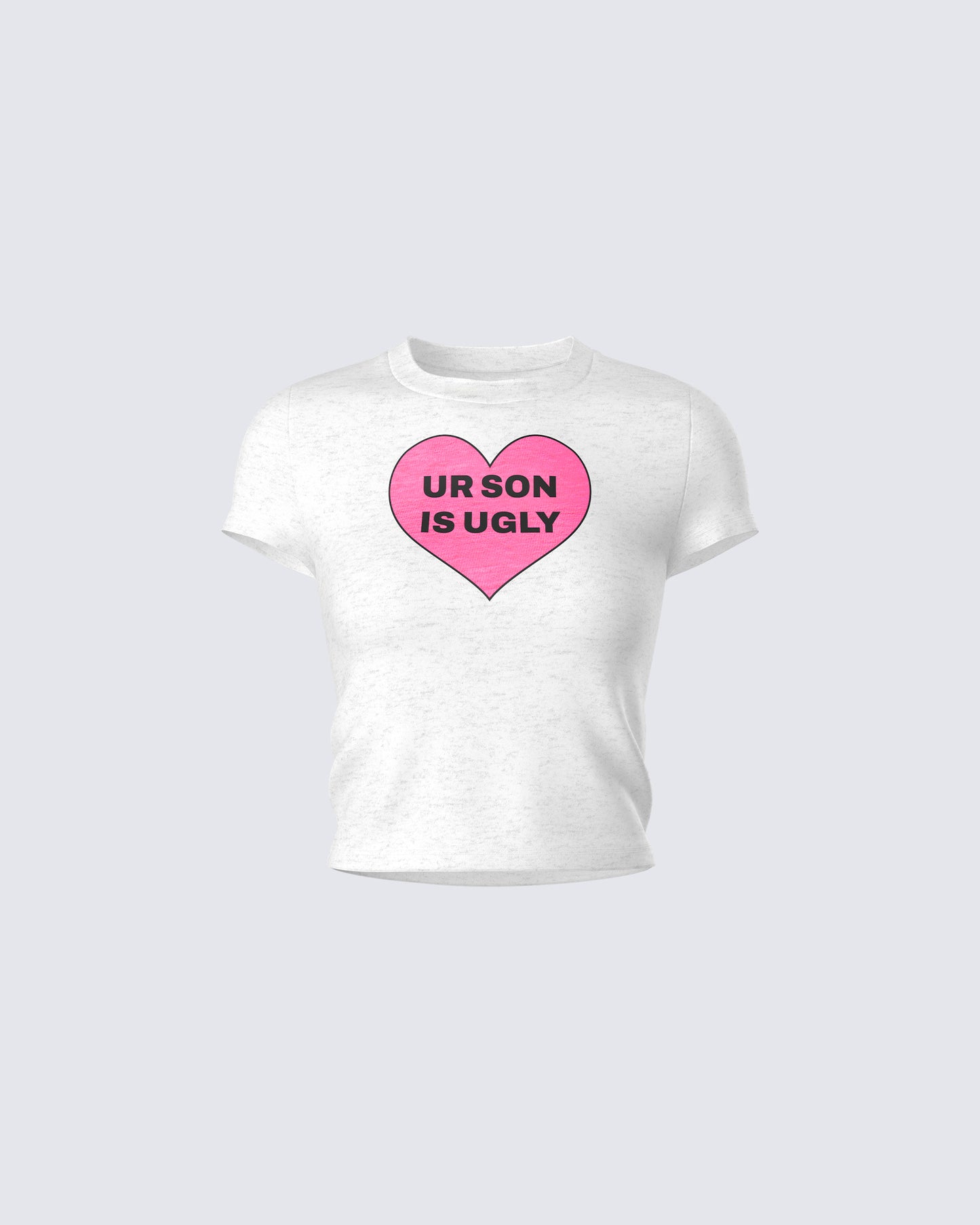 Gwyneth White Jersey Graphic Top 3d product front