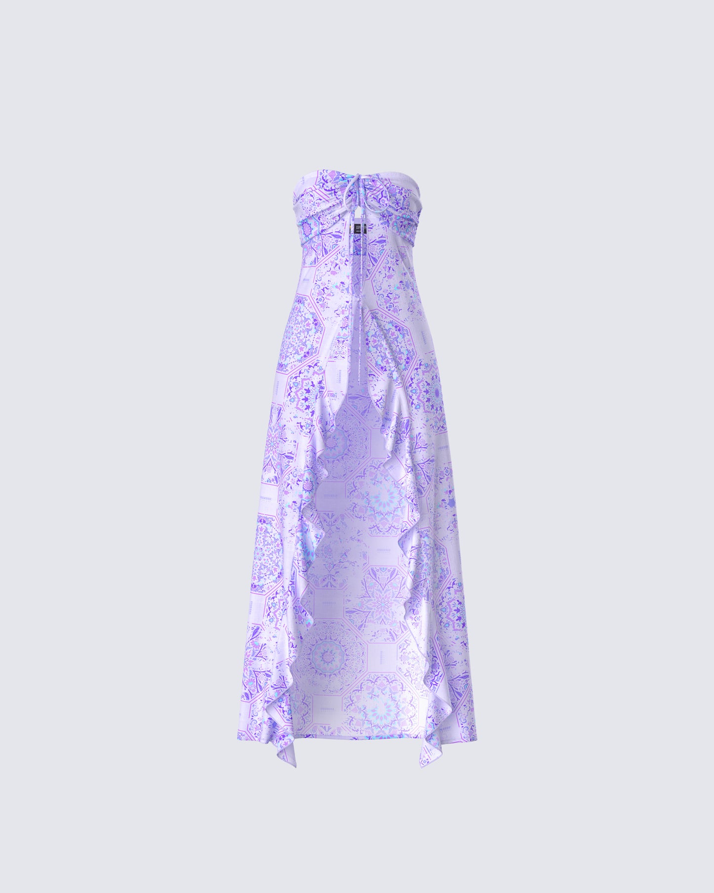 Sela Lavender Printed Midi Top product front