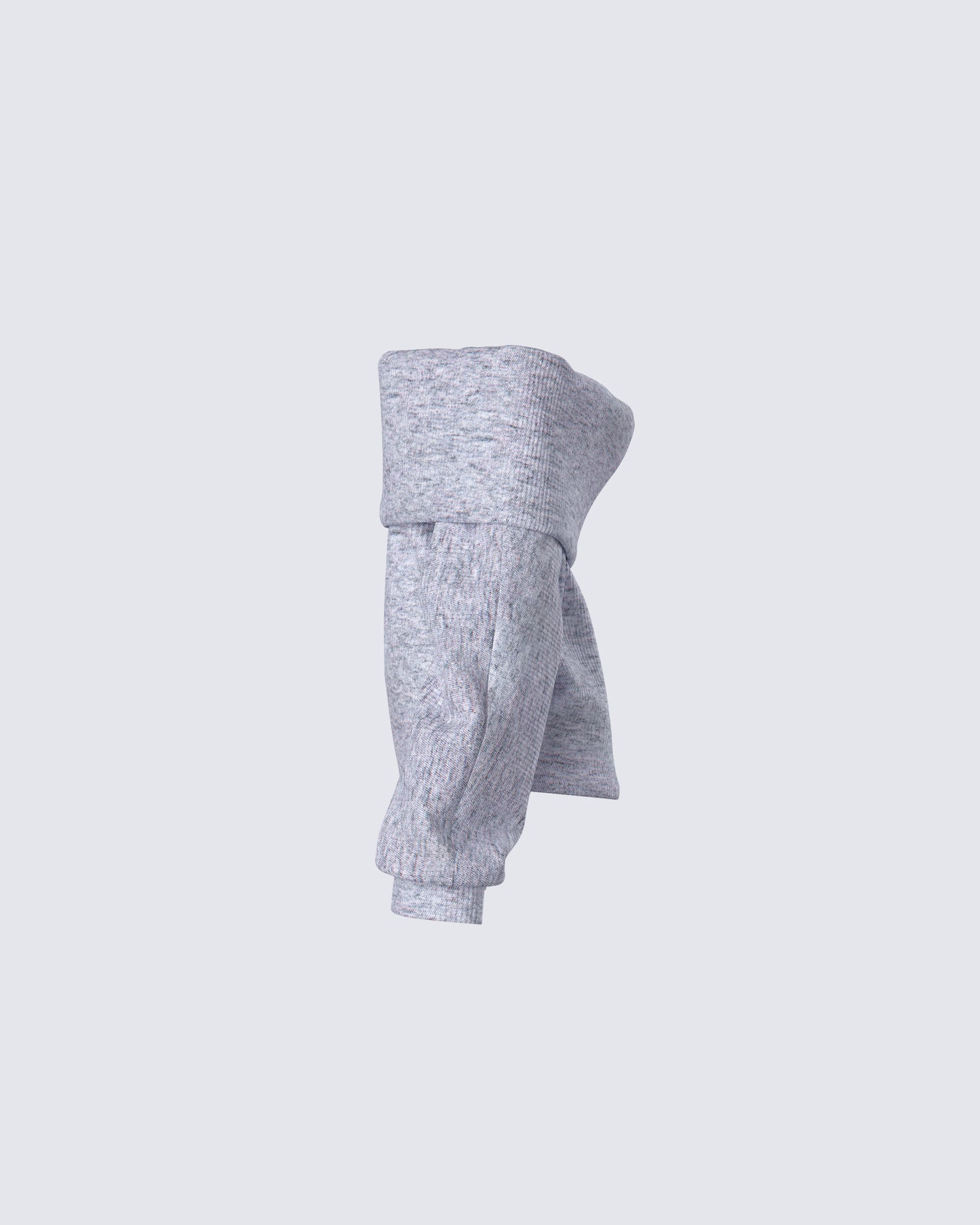 Nesa Grey Off Shoulder Sweater Top