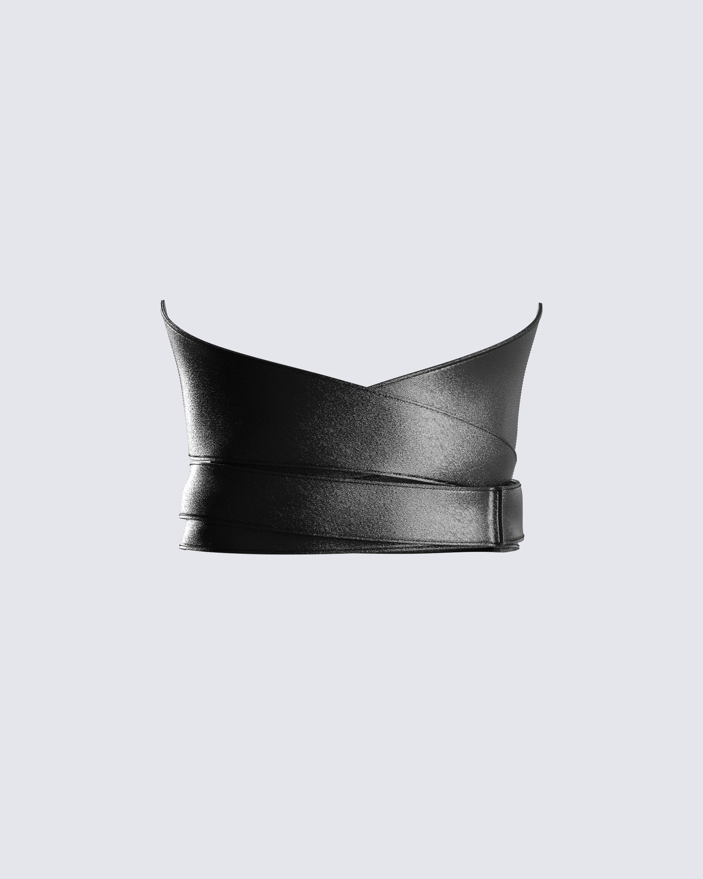 Lola Black Faux Leather Belt