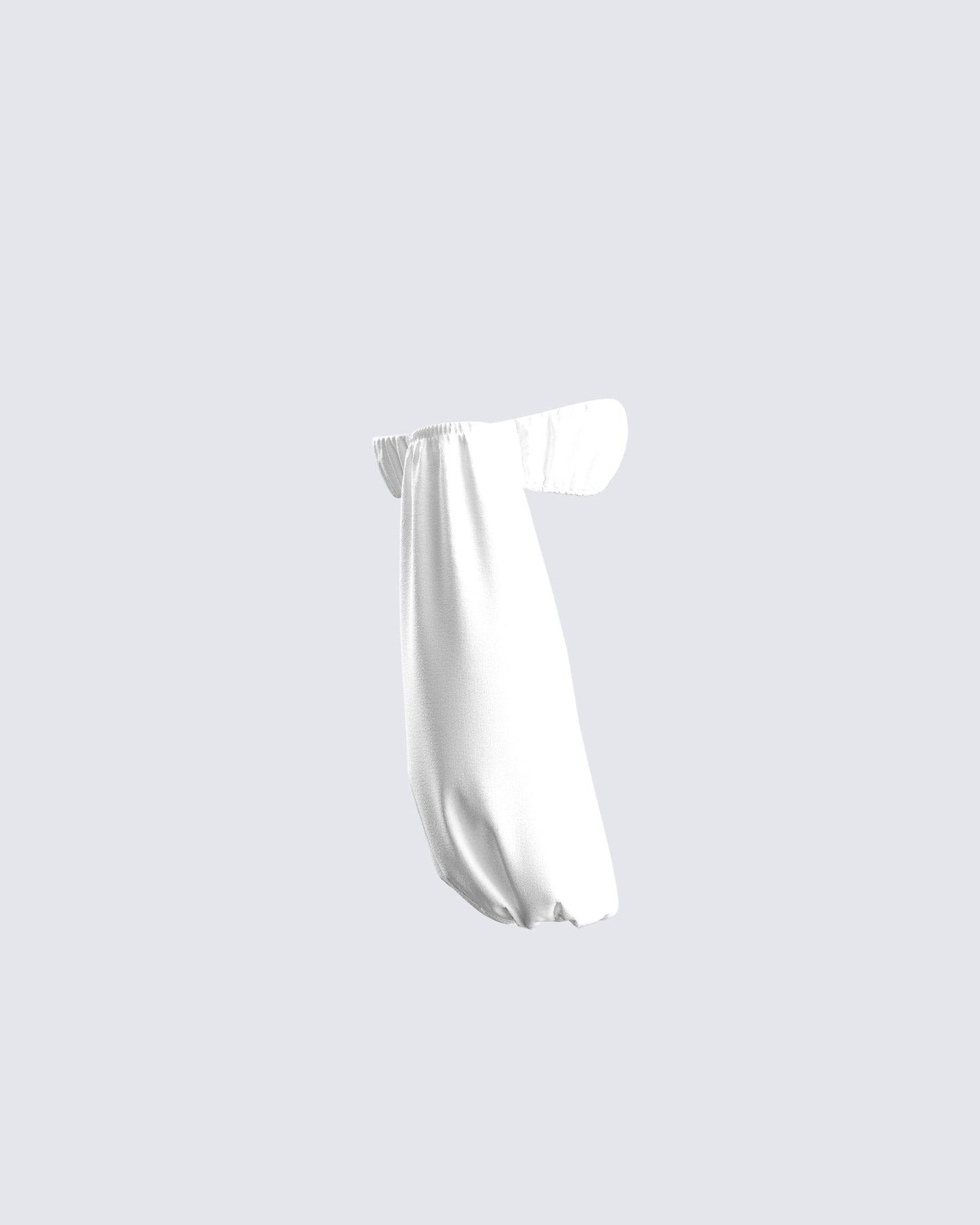 Milly White Poplin Bra Top