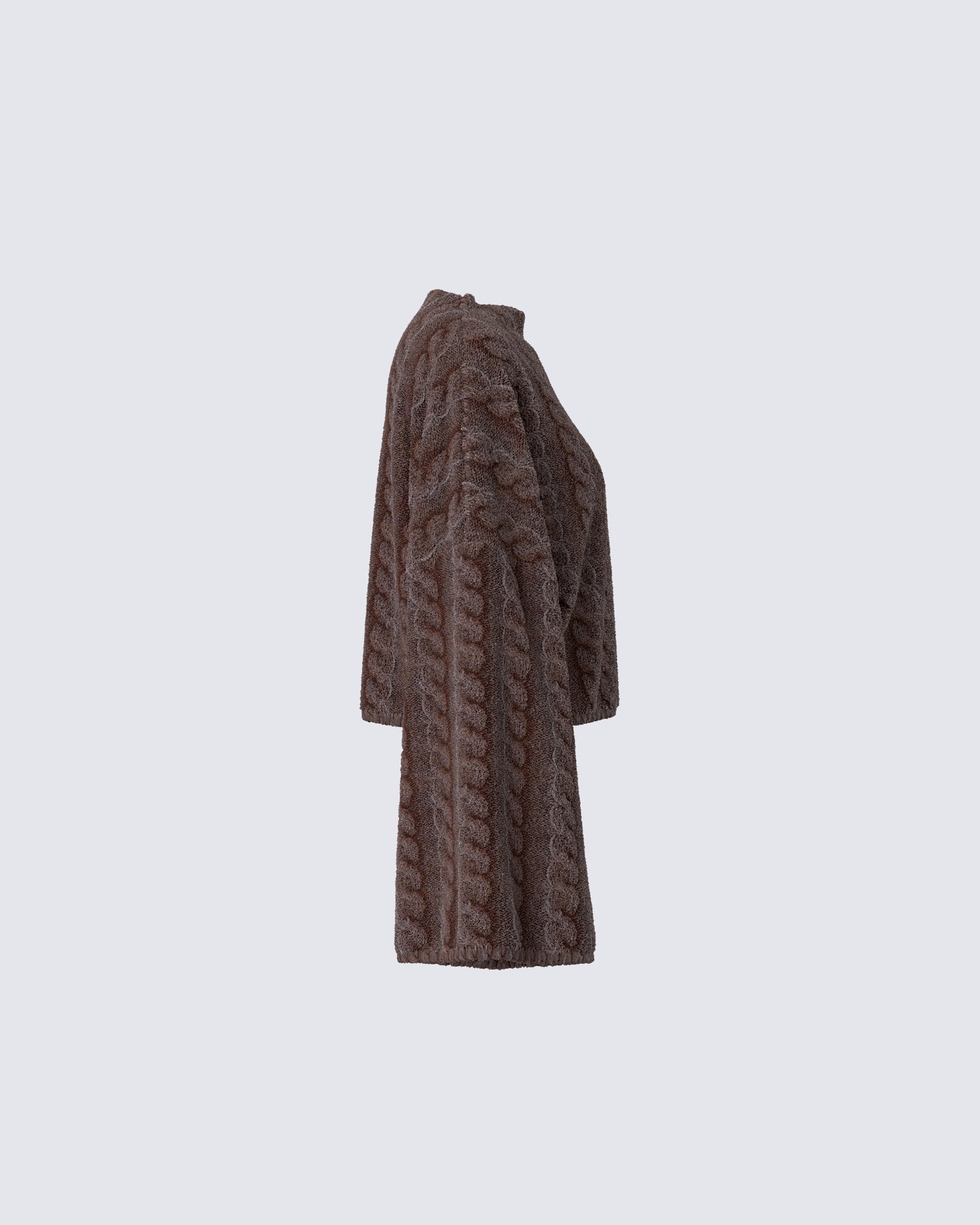 Larissa Brown Cable Knit Sweater