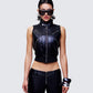 Women's black jacket front view – FINESSE