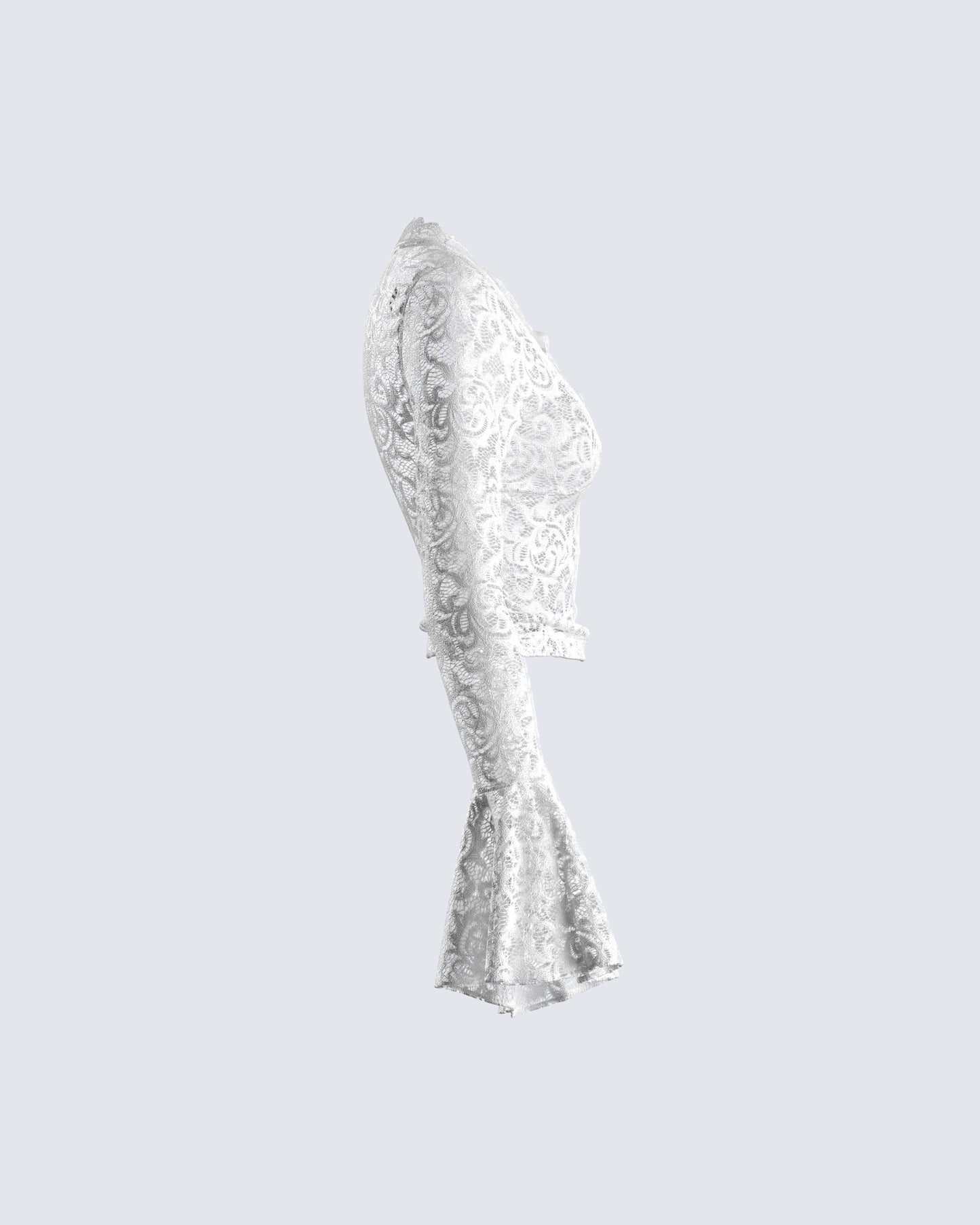 Priya White Lace Top