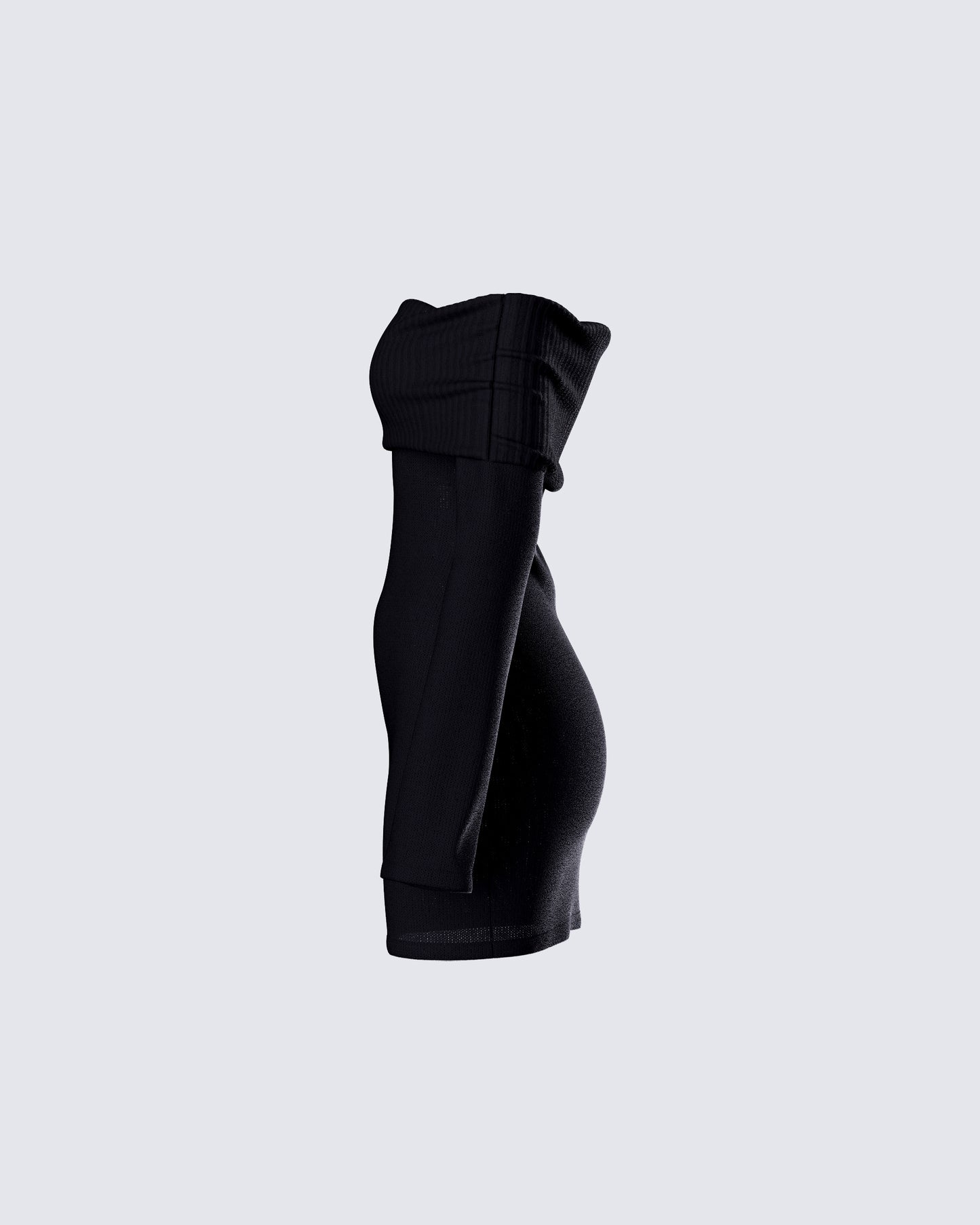 Abeni Black Sweater Mini Dress
