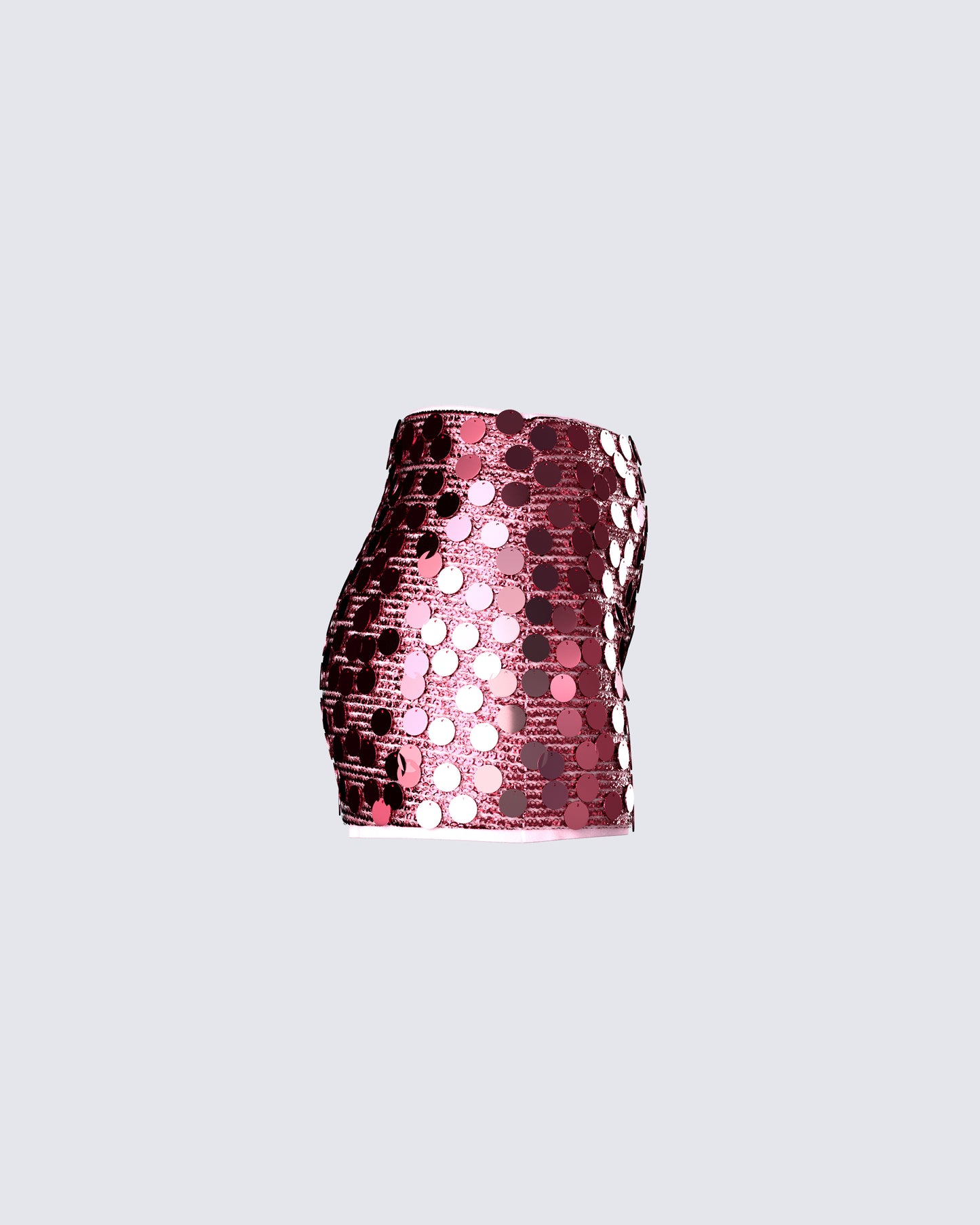 Philo Pink Sequin Mini Skirt