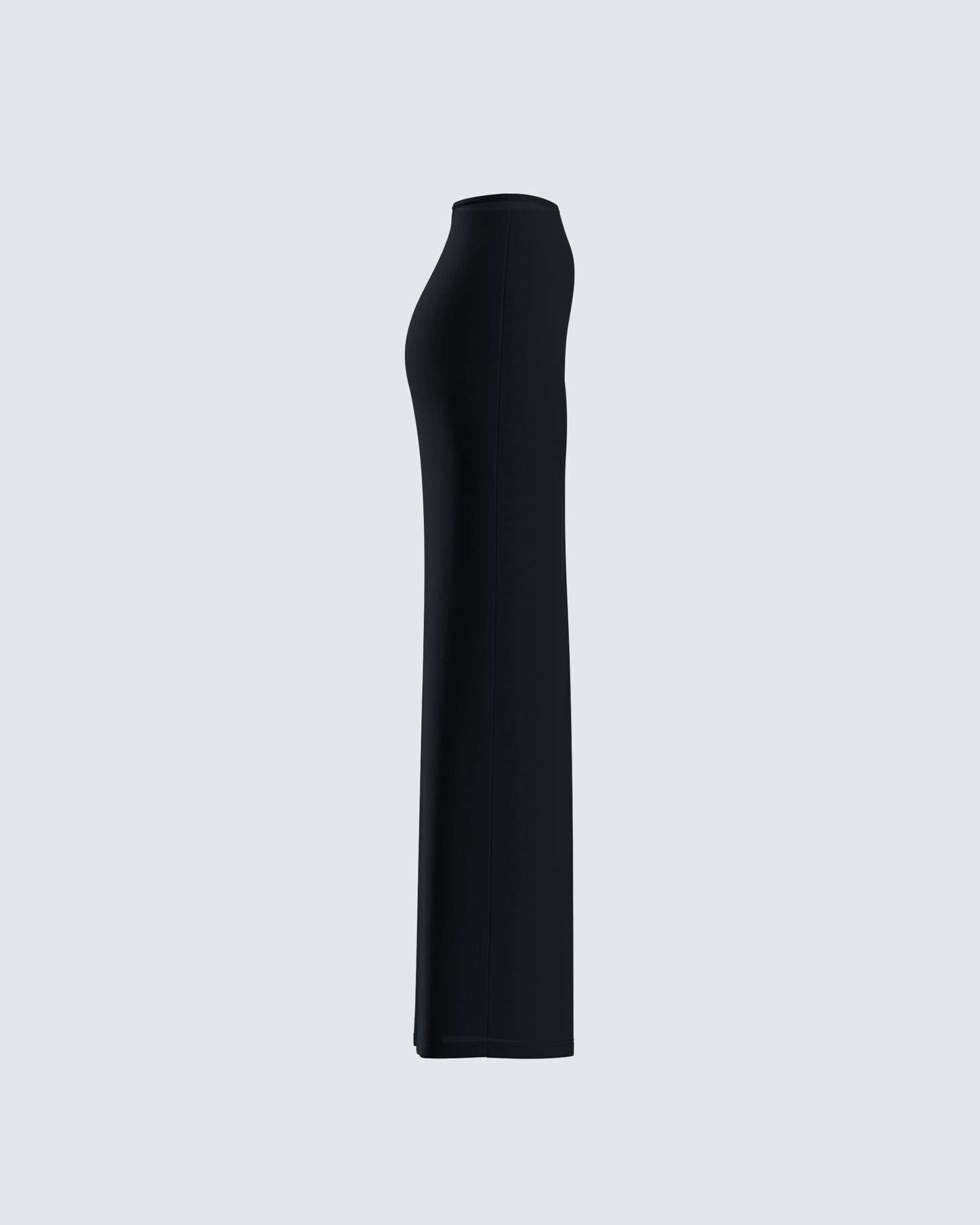 Aries Black Knit Maxi Skirt