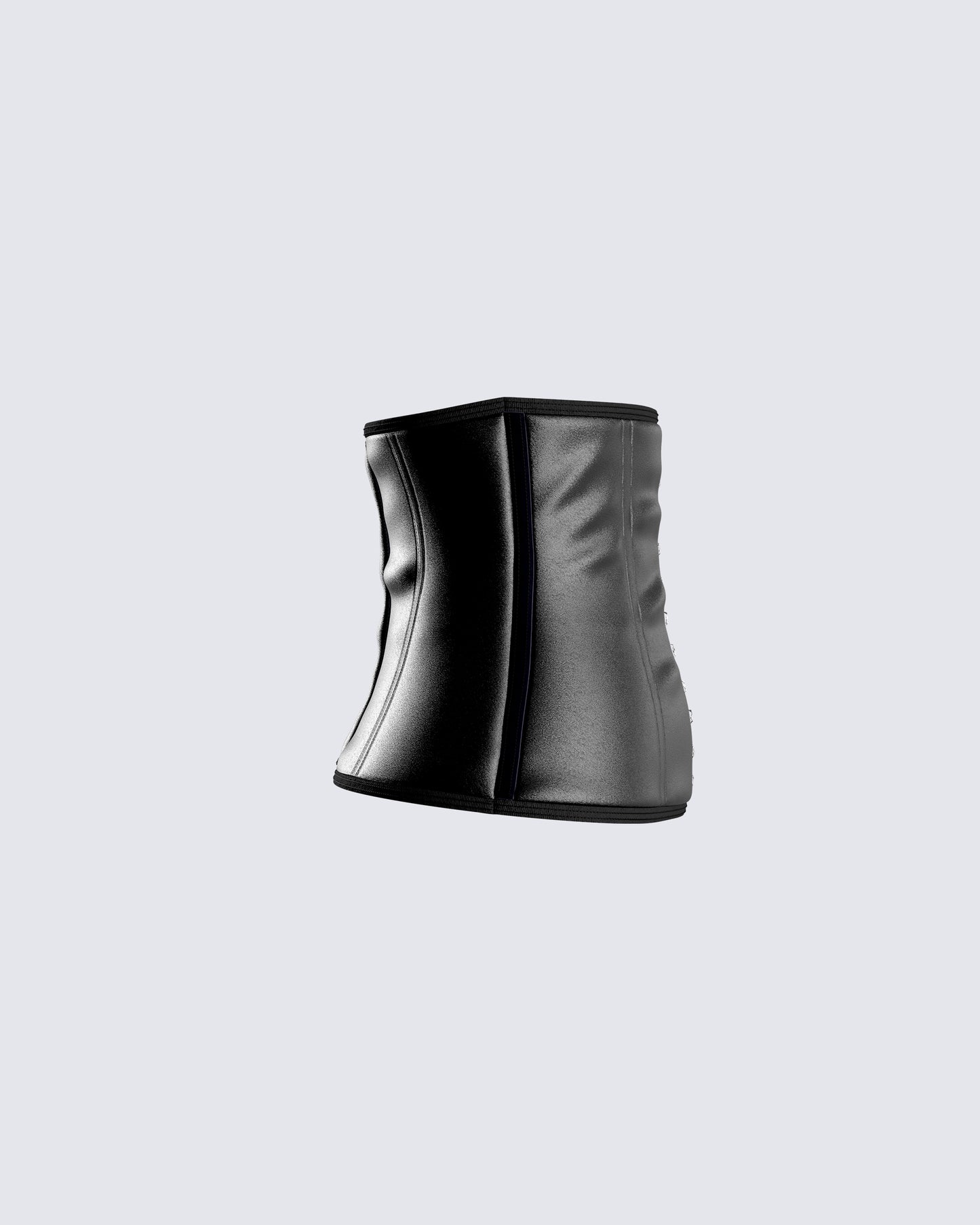 Vanya Black Compression Corset Top