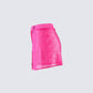 Irie Pink Sequin Mini Skirt