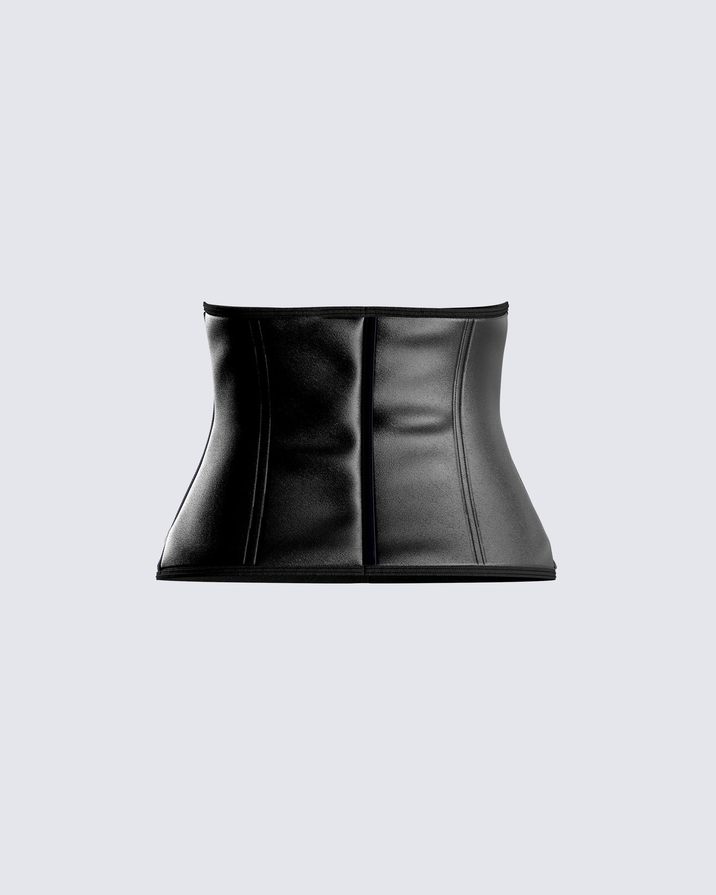 Vanya Black Compression Corset Top