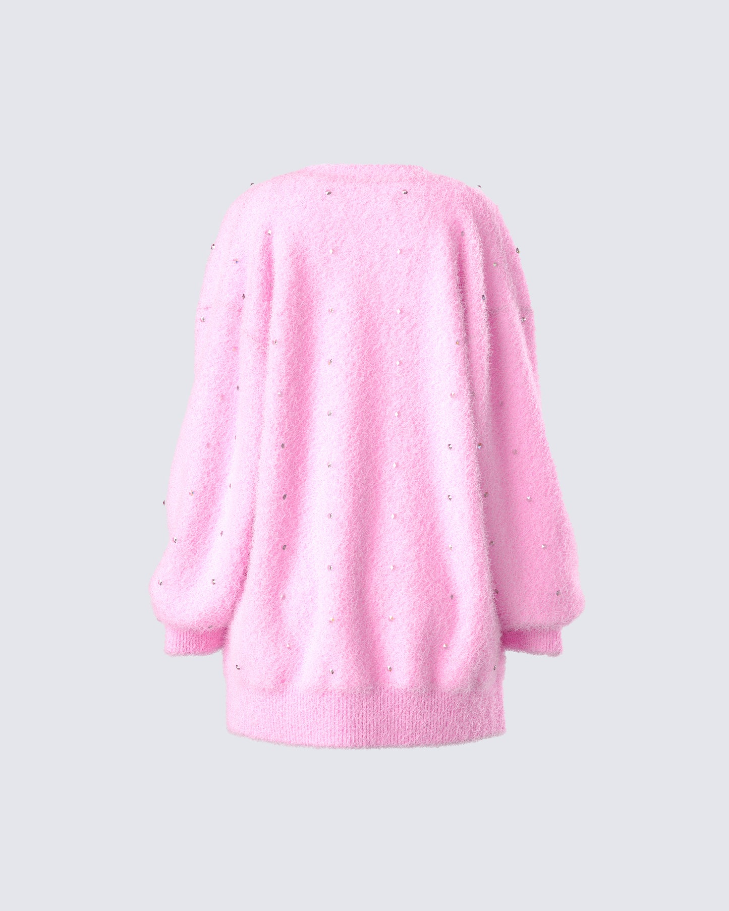 Adi Pink Fuzzy Knit Cardigan