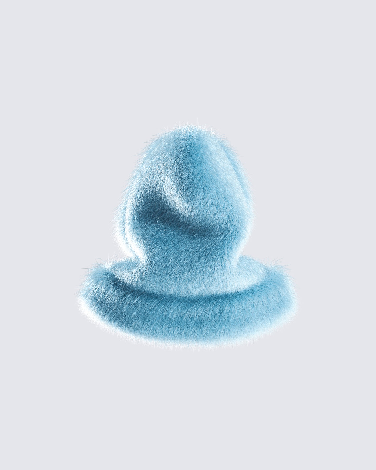 Jayden Aqua Fur Hood