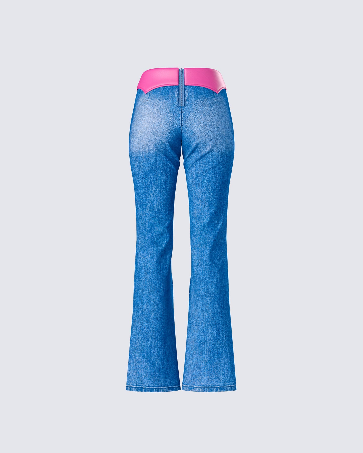 Hara Blue Low Rise Foldover Jean