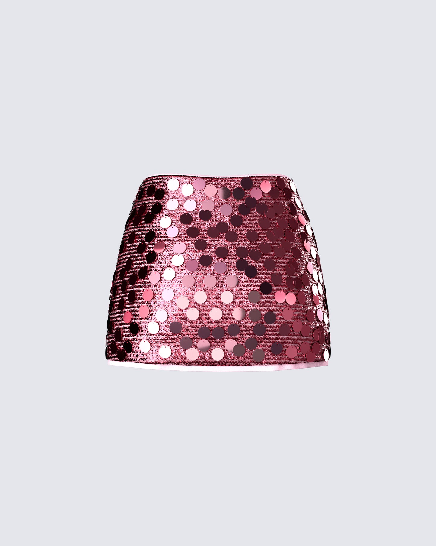 Philo Pink Sequin Mini Skirt