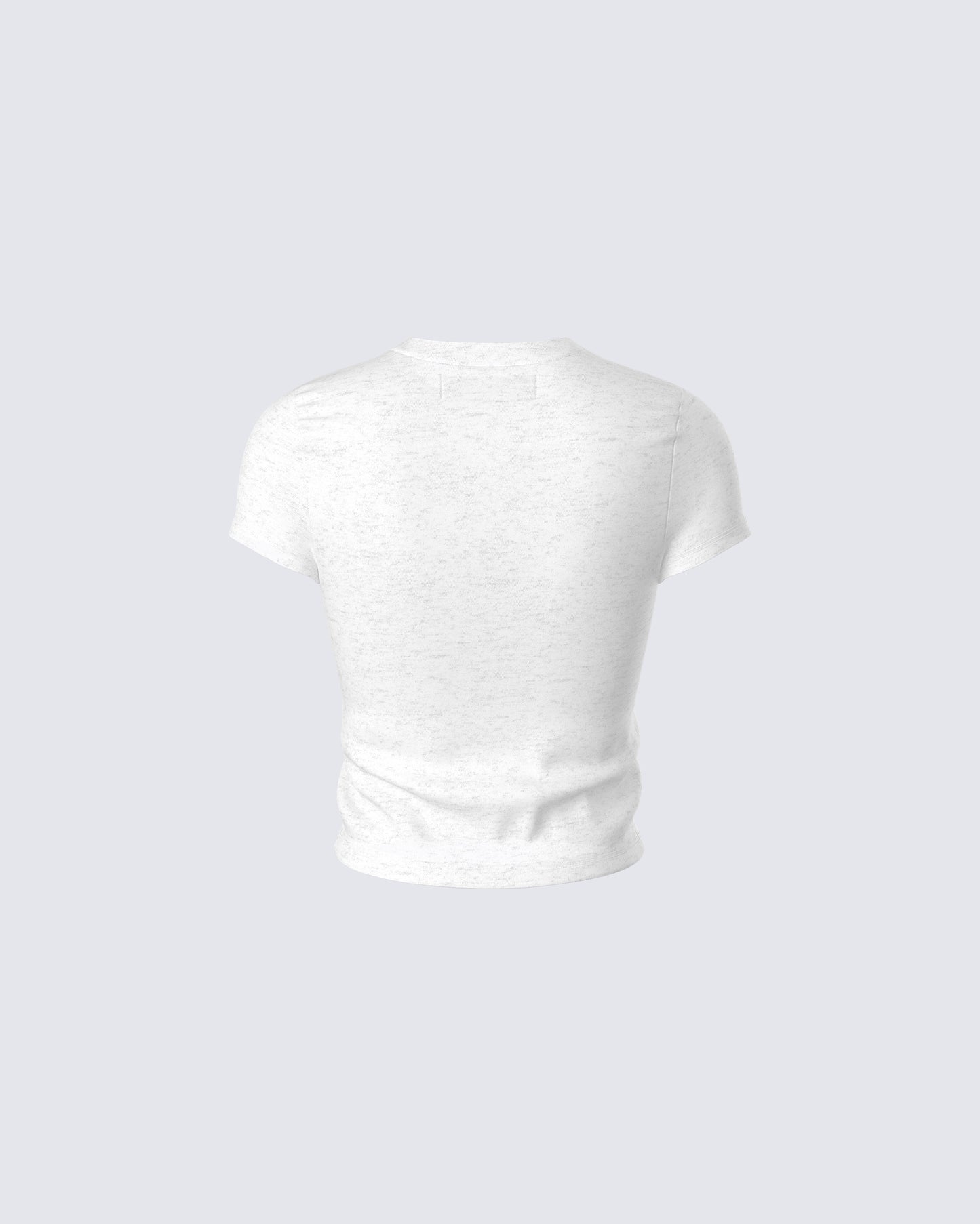 Gwyneth White Jersey Graphic Top