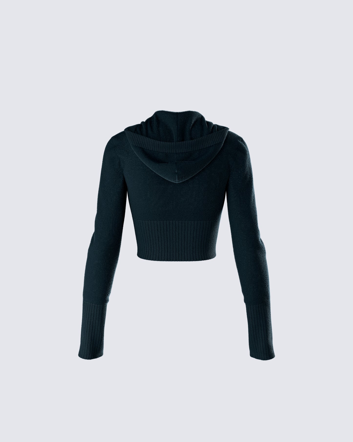 Alyssa Black Knit Cropped Jacket