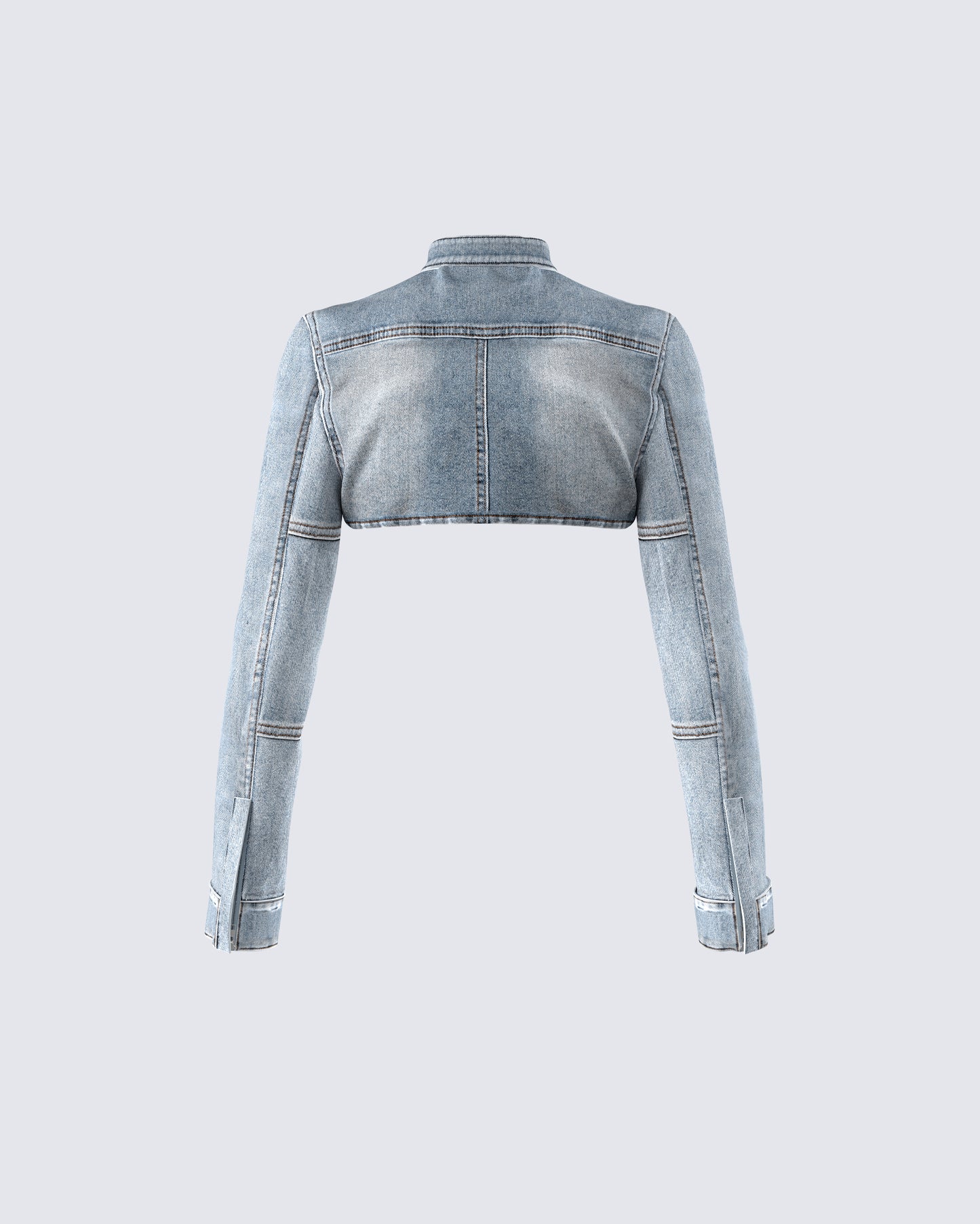 Eirene Cropped Denim Jacket