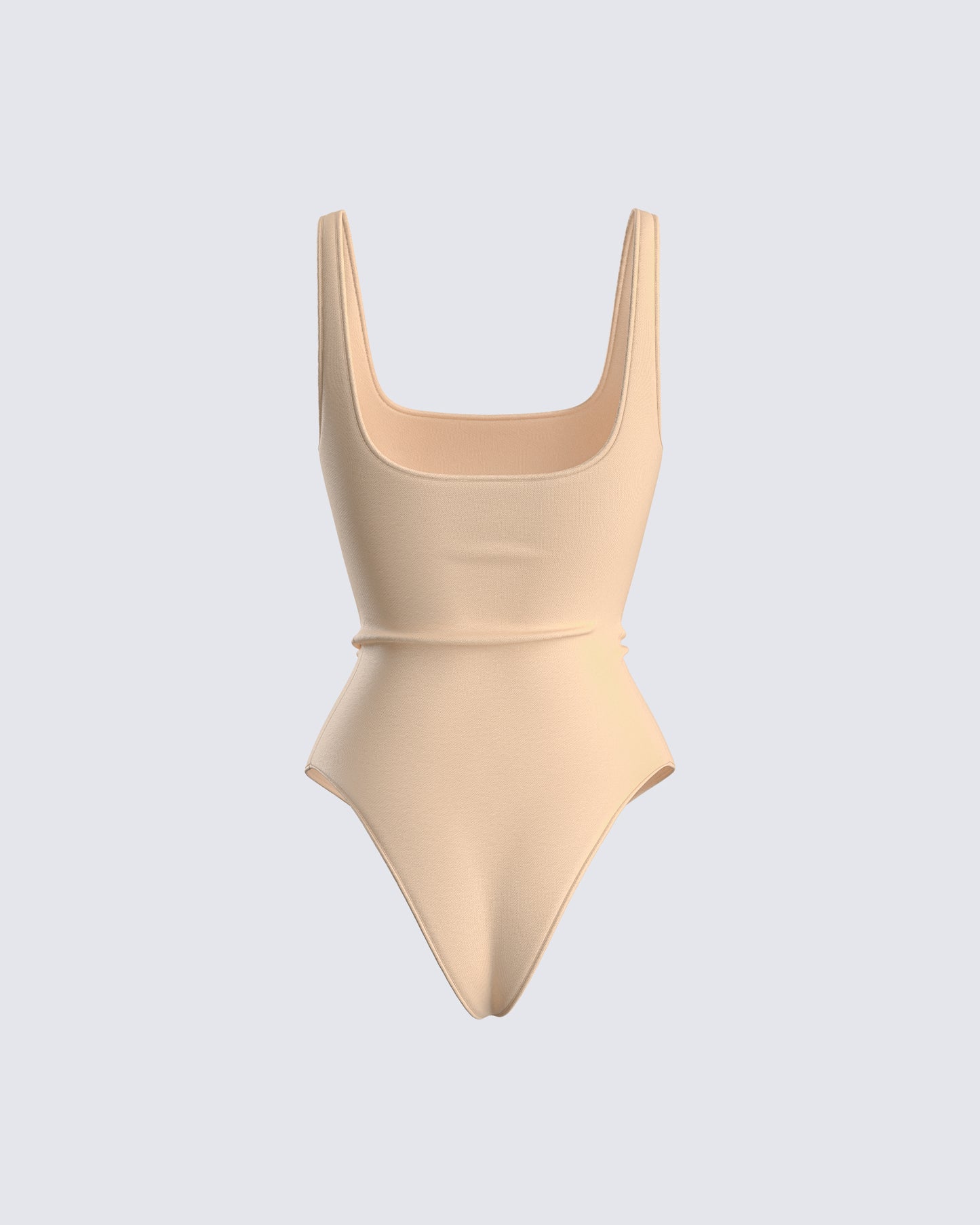 Fatima Beige Tank Bodysuit