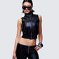 Women's black jacket styled on model – FINESSE