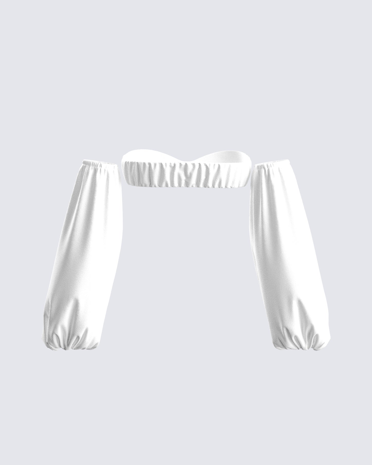 Milly White Poplin Bra Top