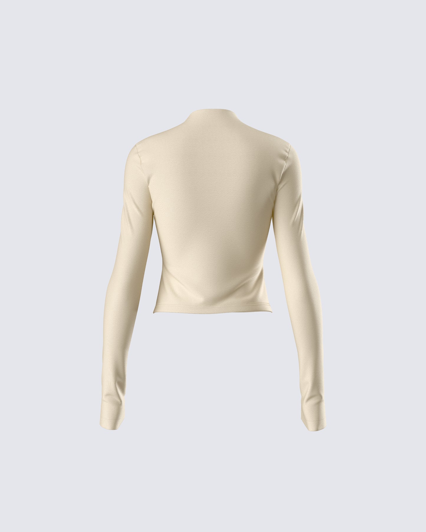 Jyn Khaki Jersey Long Sleeve Top