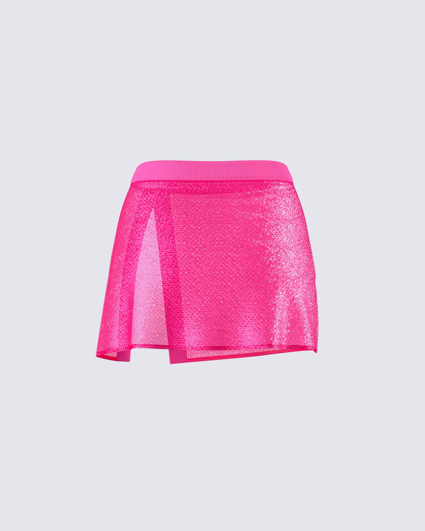 Irie Pink Sequin Mini Skirt