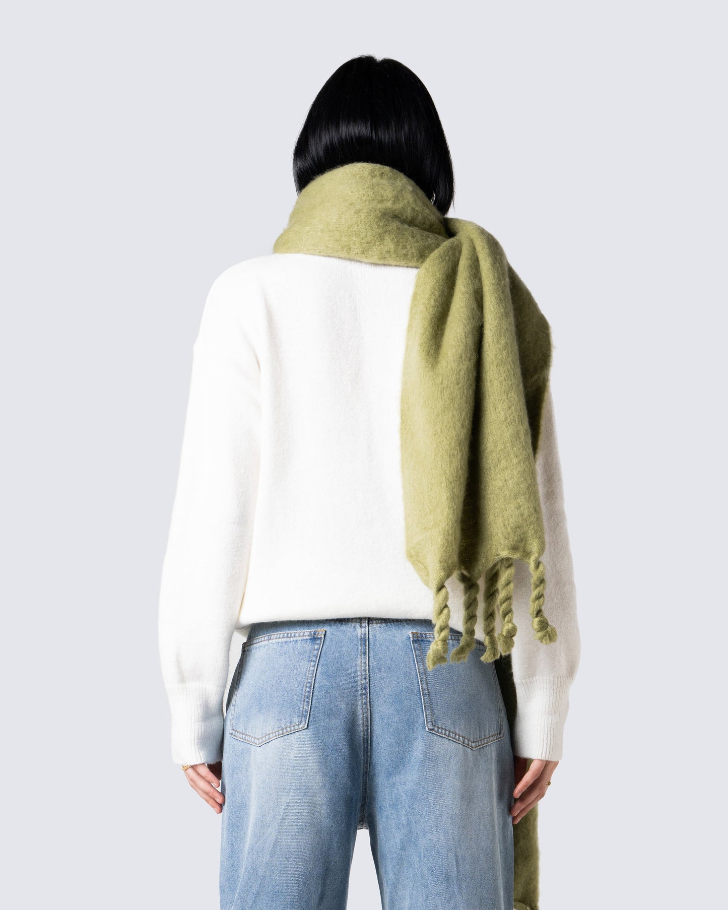 Carissa Olive Oversized Scarf