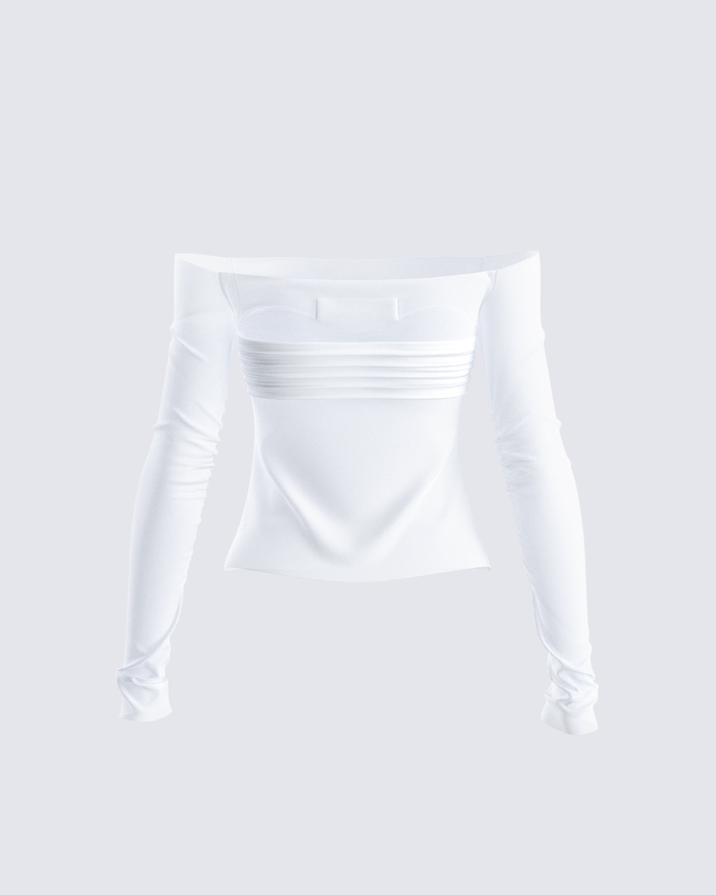 Theo White Sheer Knit Top