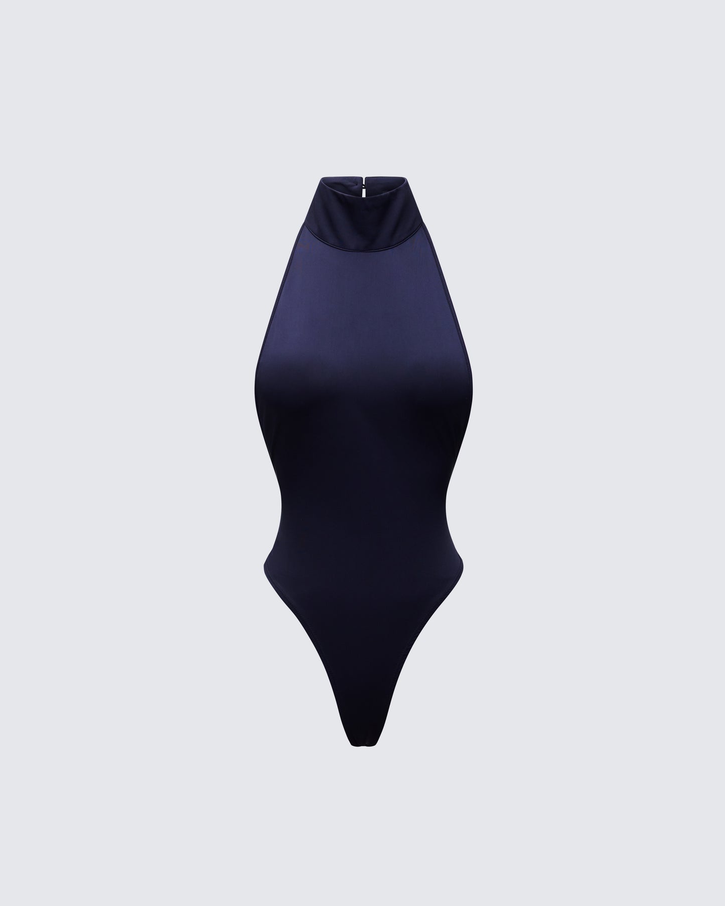 Salem Black Jersey Halter Bodysuit product front