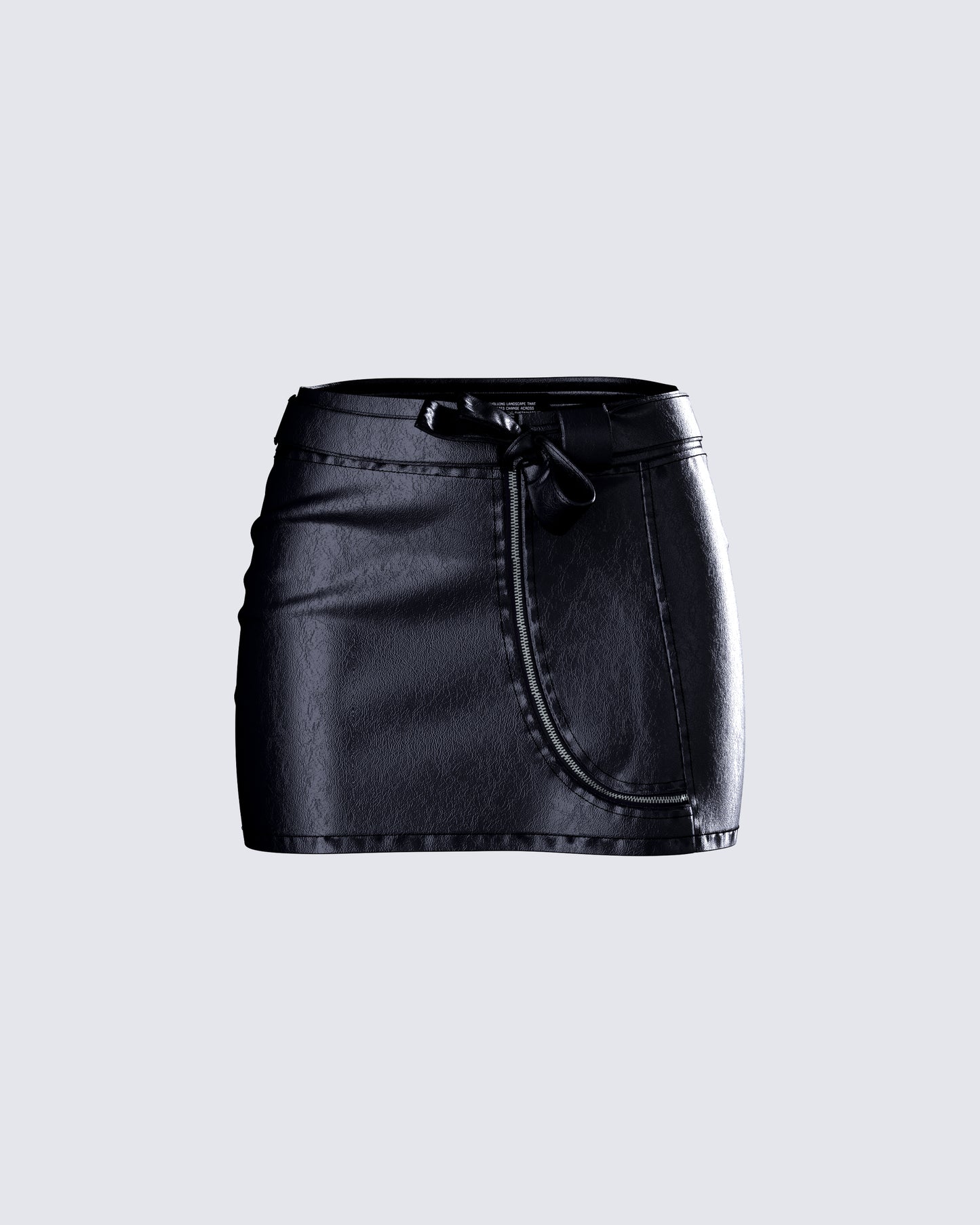 Darah Black Micro Mini Skirt3d product front