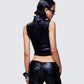 Women's black jacket close-up detail – FINESSE