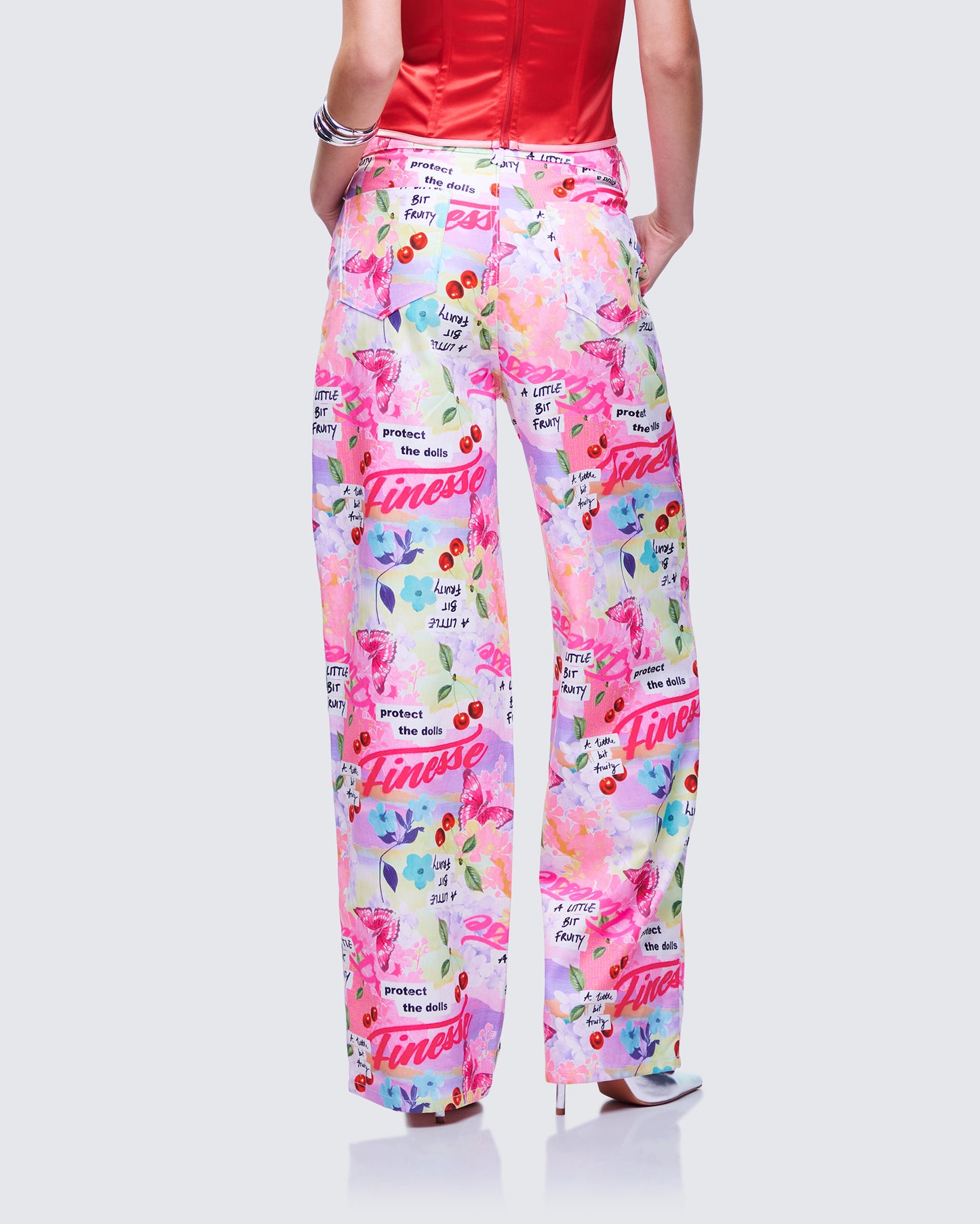 Tove Multi Printed Twill Pant