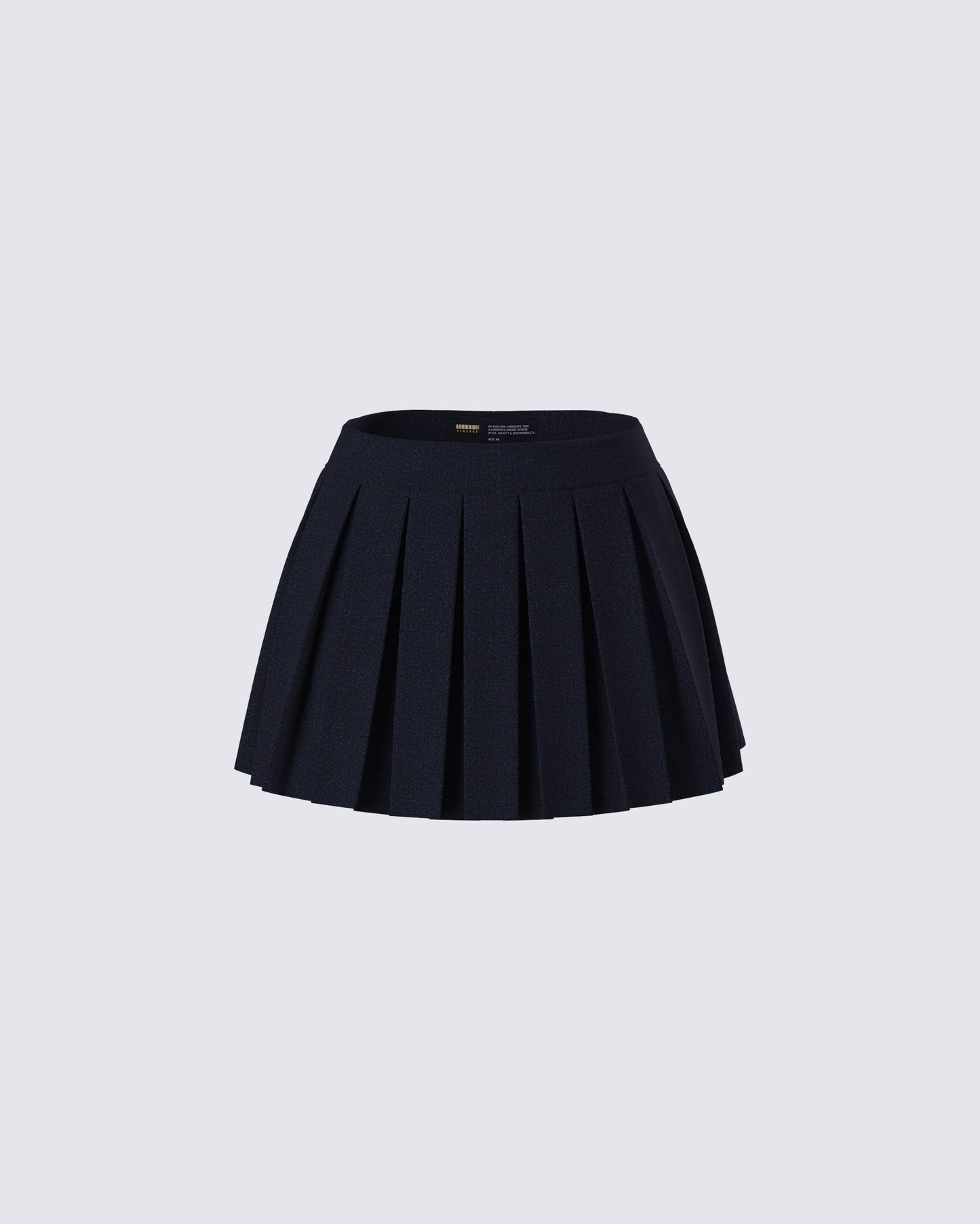 Supriya Black Pleated Mini Skirt product front