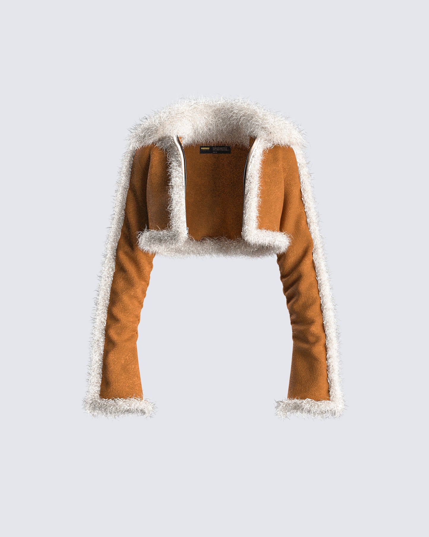 Juliana Tan Faux Shearling Jacket 3d product front