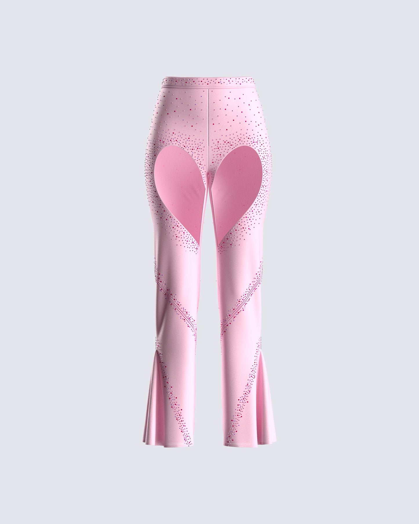 Delisa Pink Rhinestone Pant 3d product front