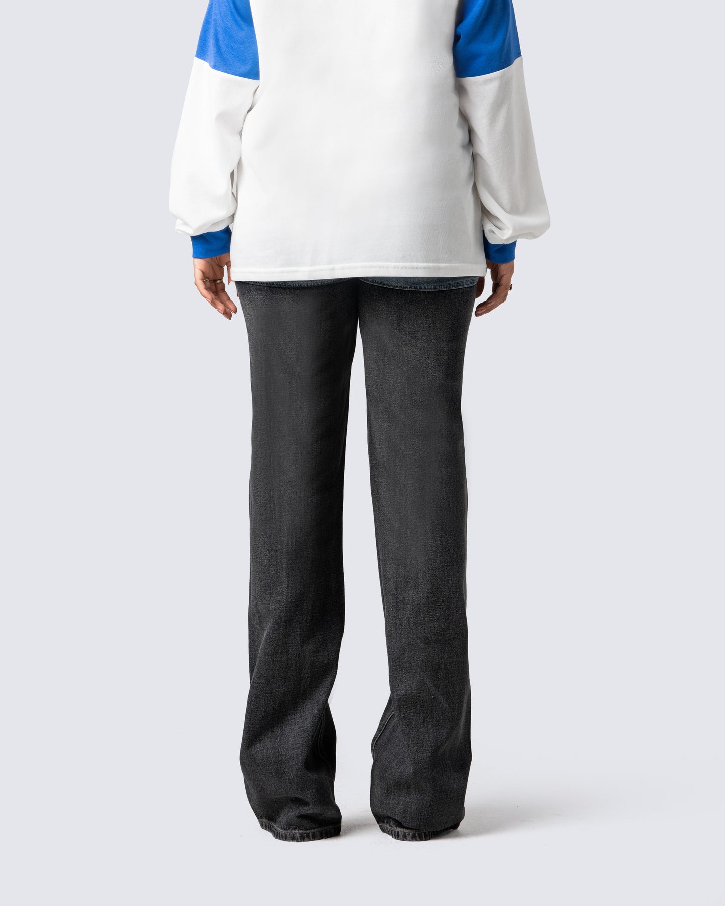 Pascal Colorblock Black Blue Jeans