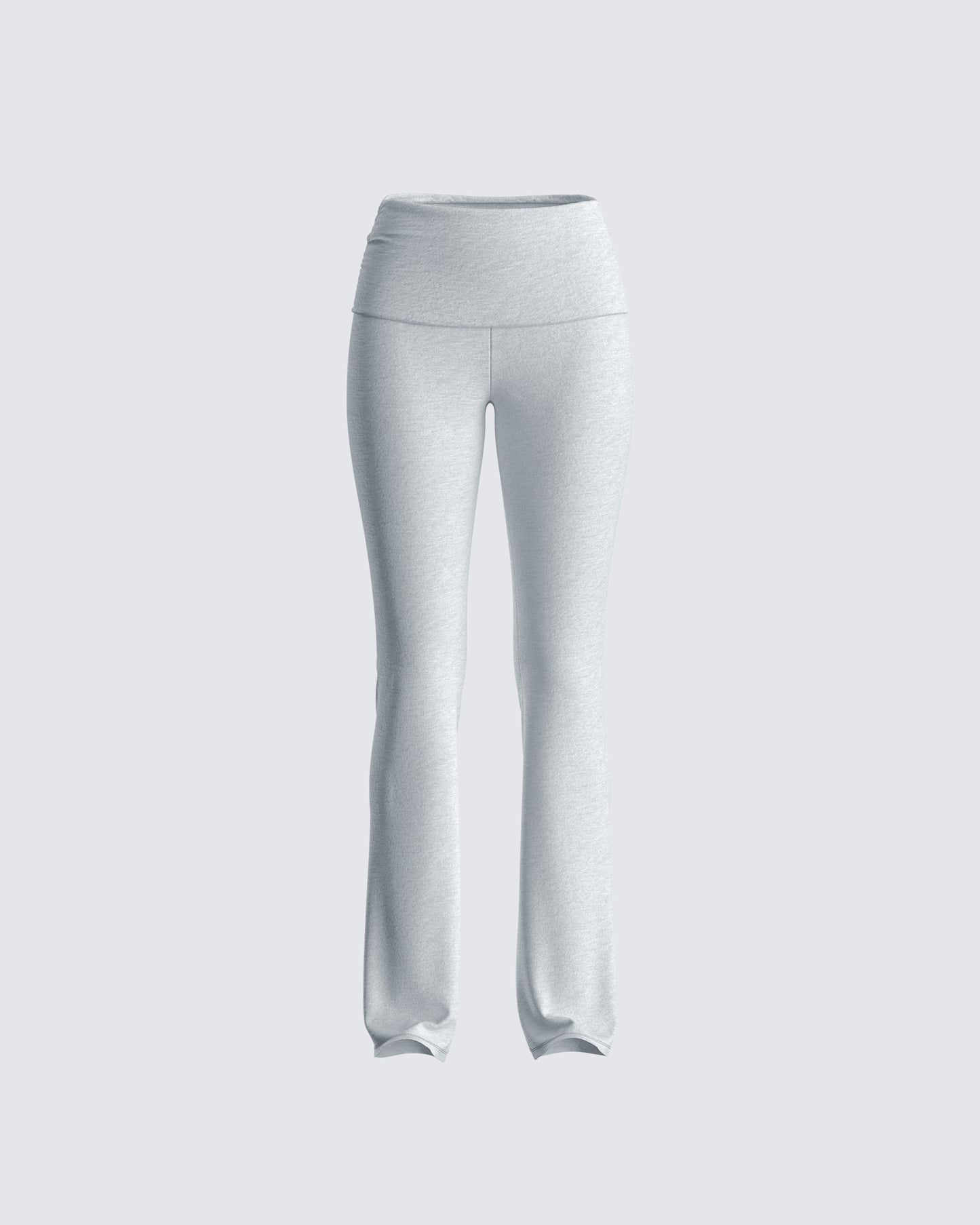 Noam Heather Grey Foldover Legging product front