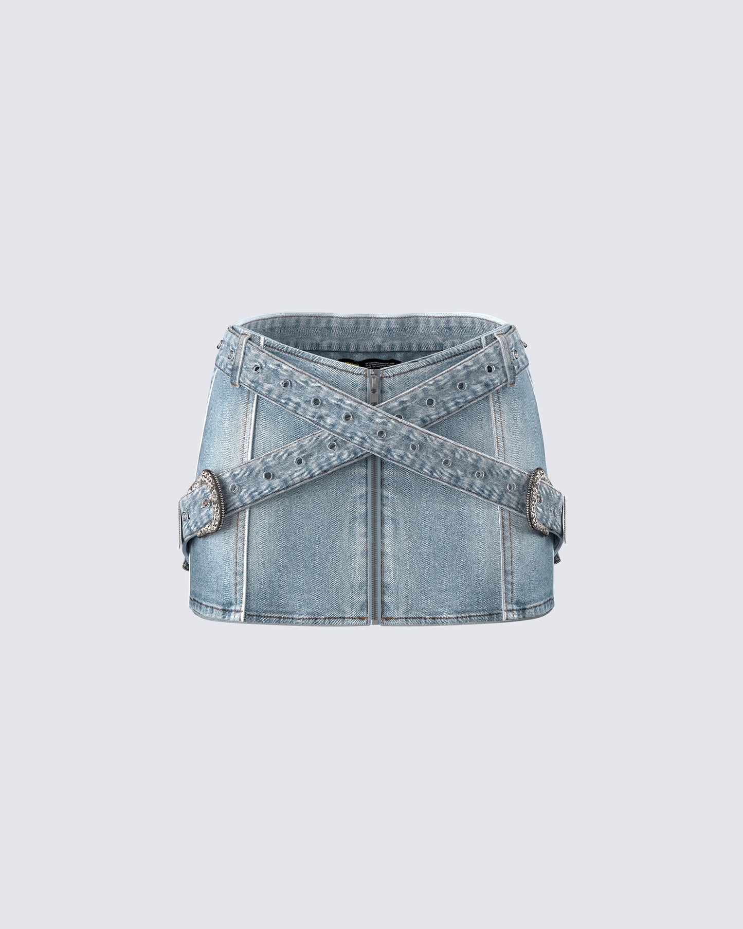 Eirene Denim Mini Skirt 3d product front