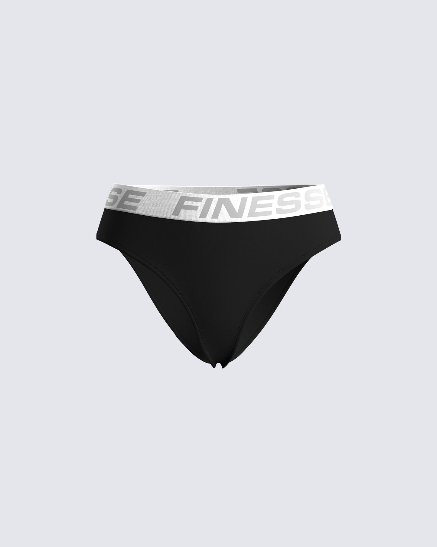 Samia Black Logo Panty product front