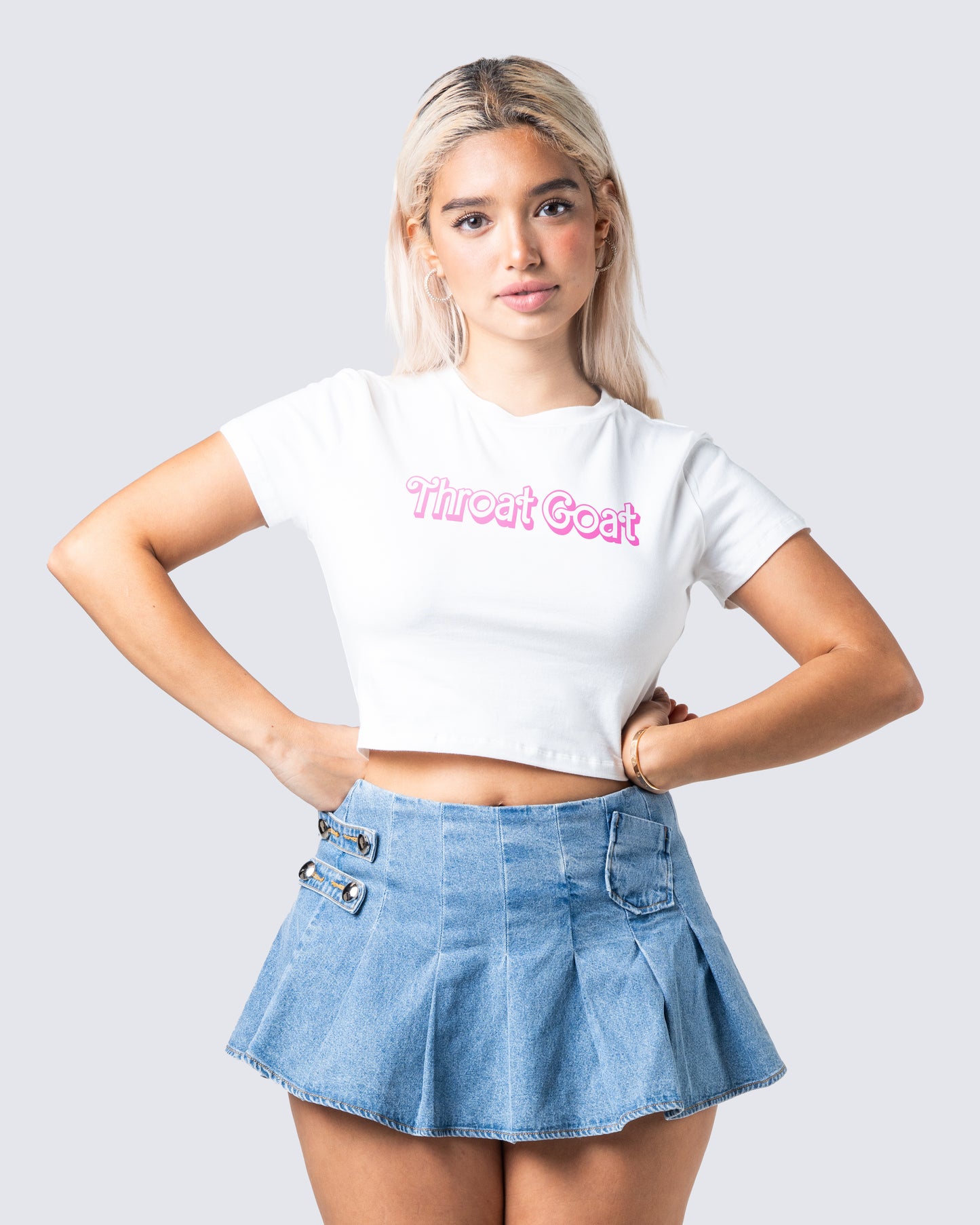 Kim White Jersey Graphic Top