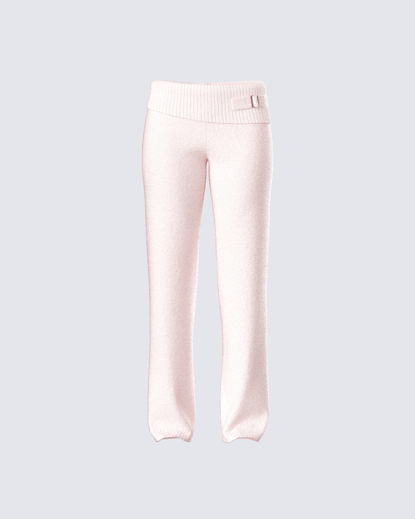 Alyssa Pink Knit Pant 3d product front